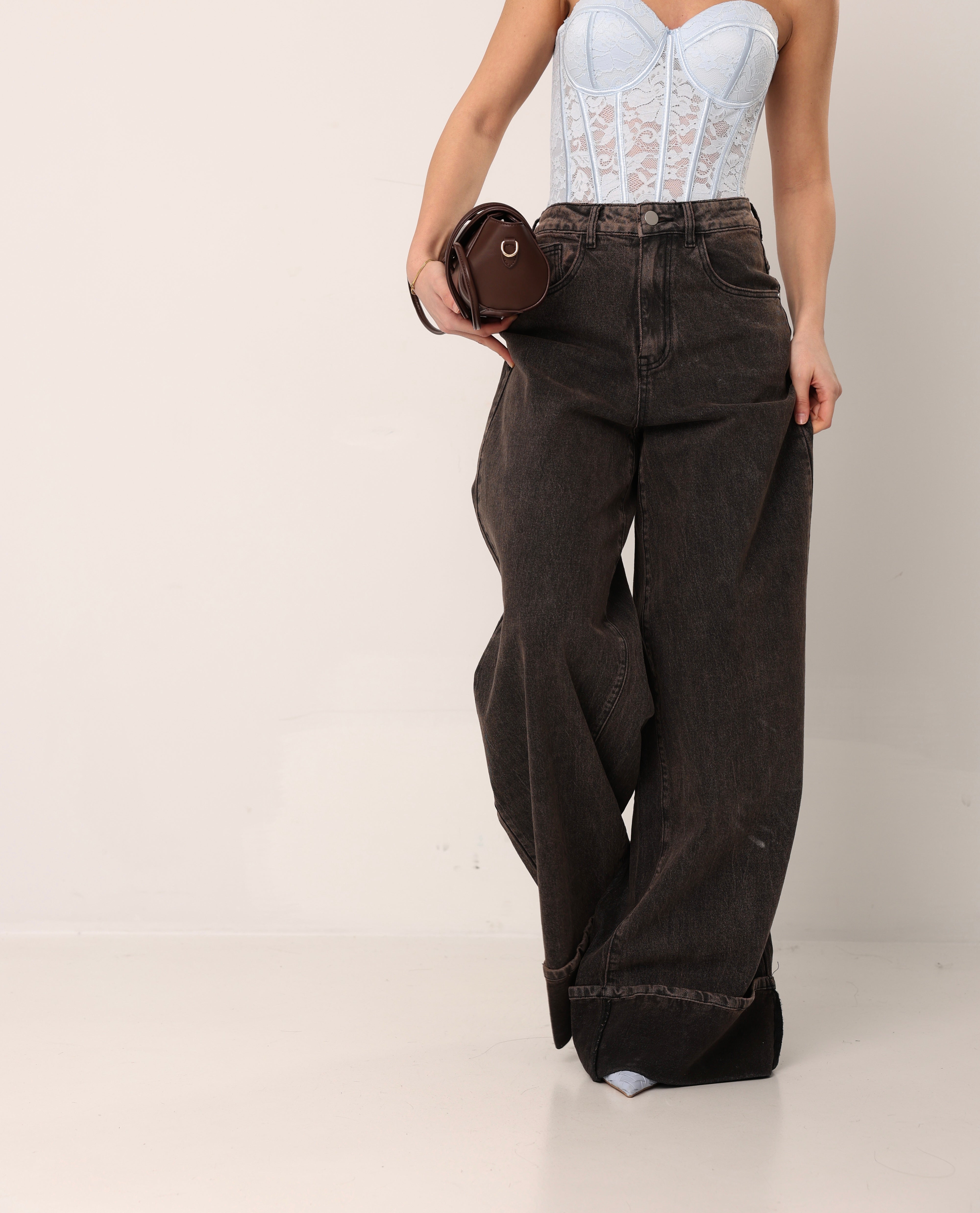 JEANS PIEGONE EGYPT MARRONI BY LUMINA