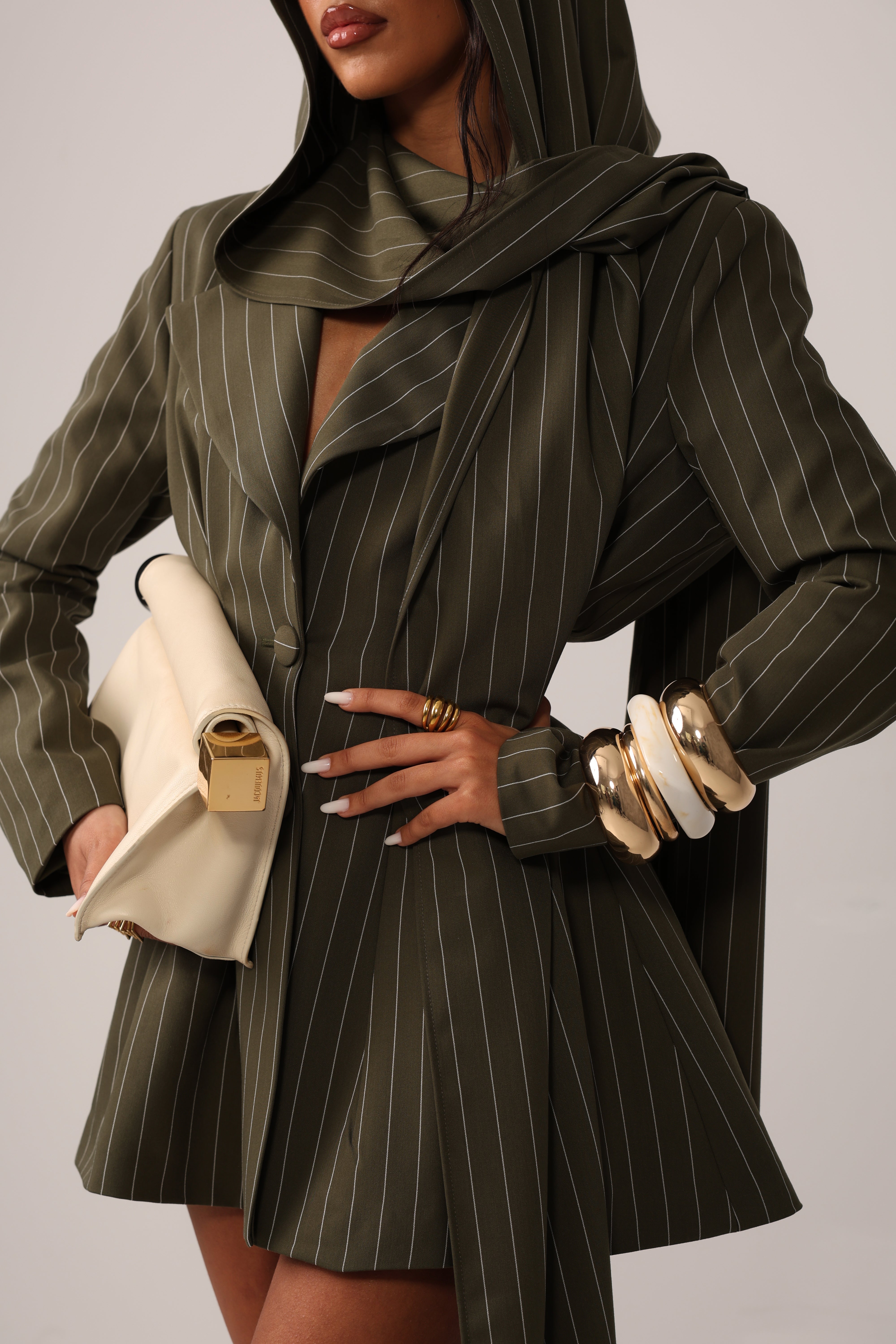 VESTITO/GIACCA GESSATO KORA VERDE MILITARE