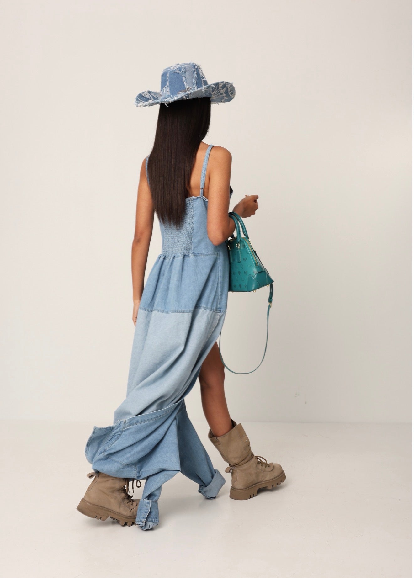 VESTITO/CAMICIA GARCIA DENIM CHIARO