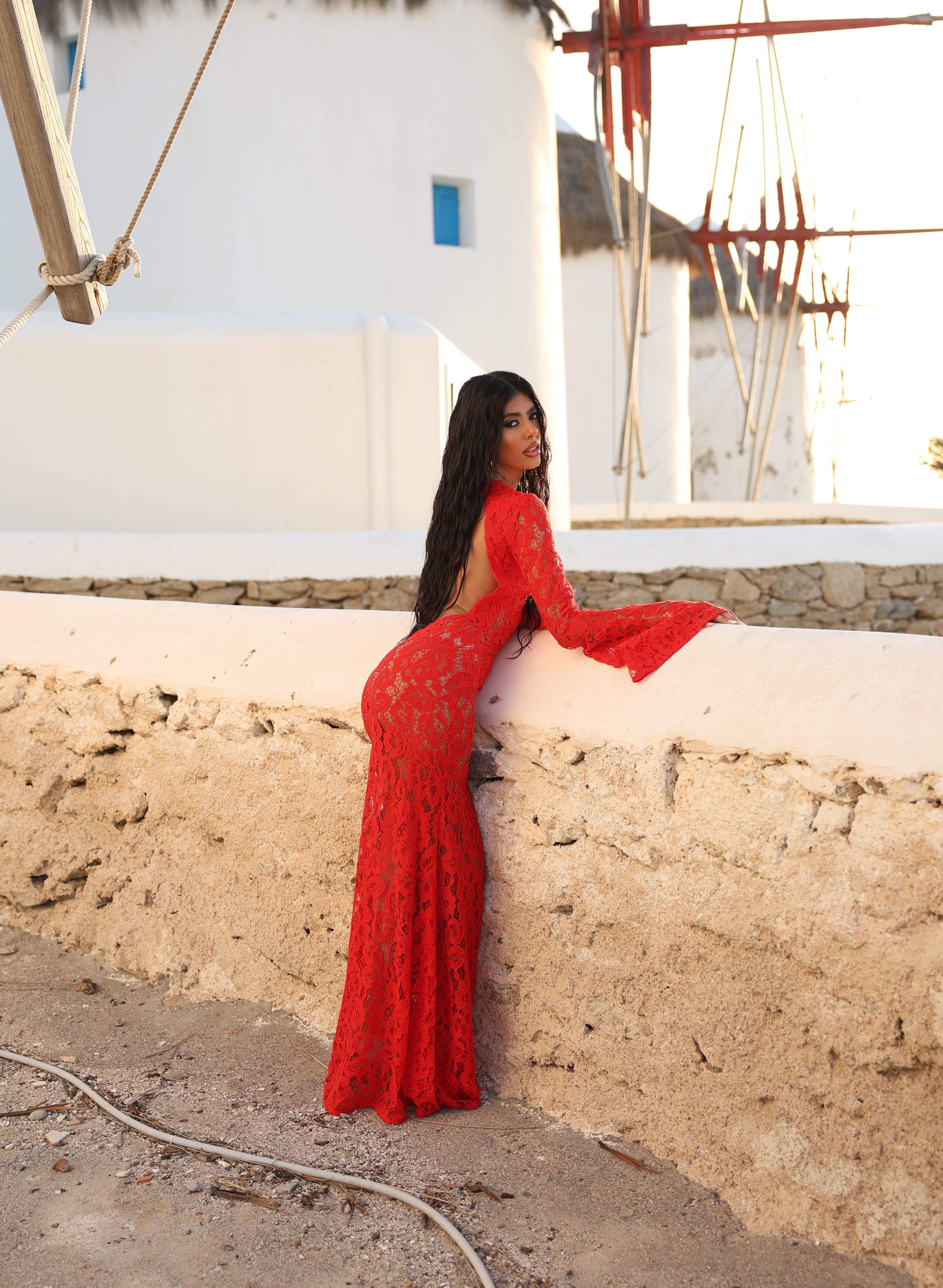 VESTITO VALLEY ROSSO BY MARZIA MANGO