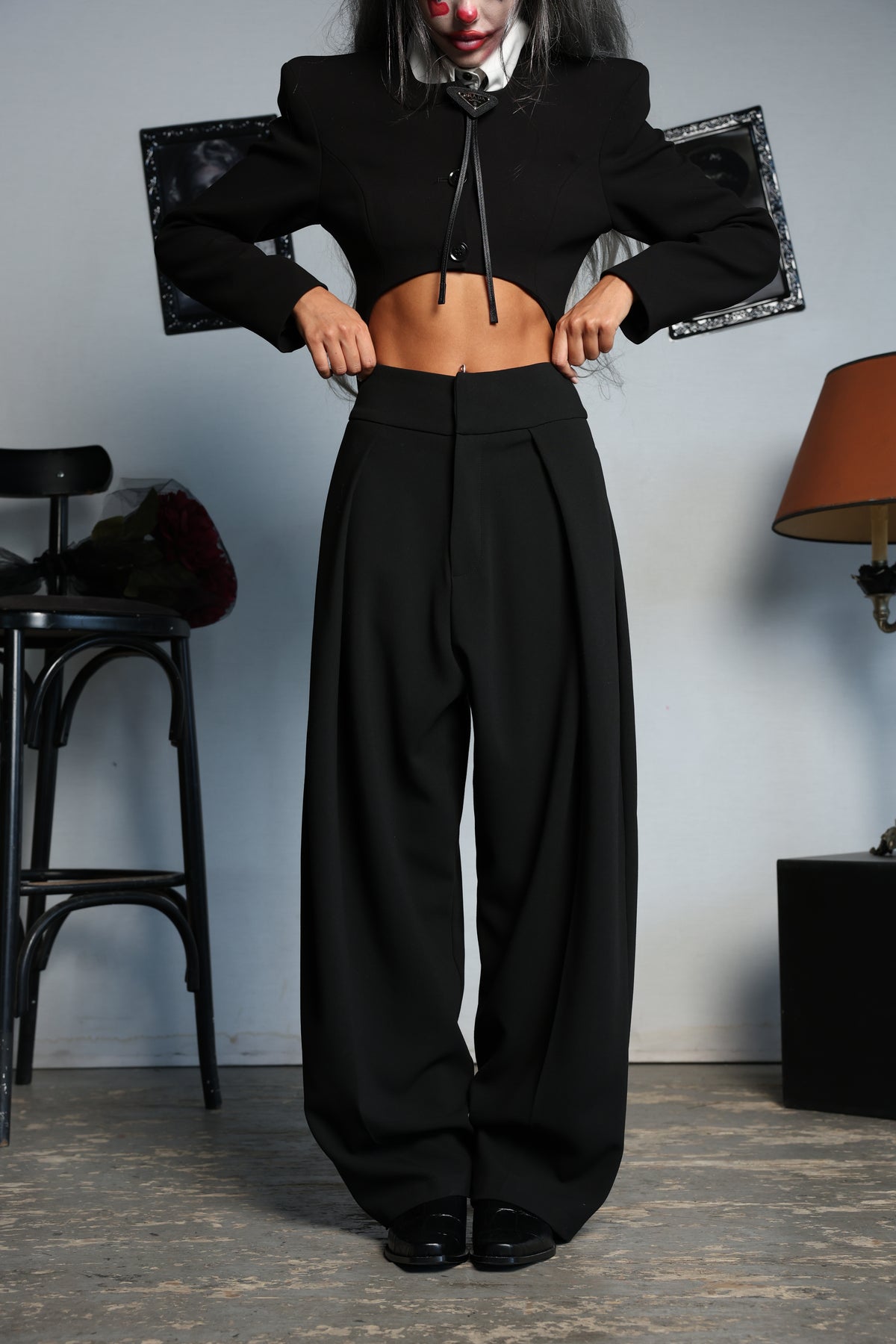 PANTALONI MIDNIGHT NERO BY MARZIA MANGO