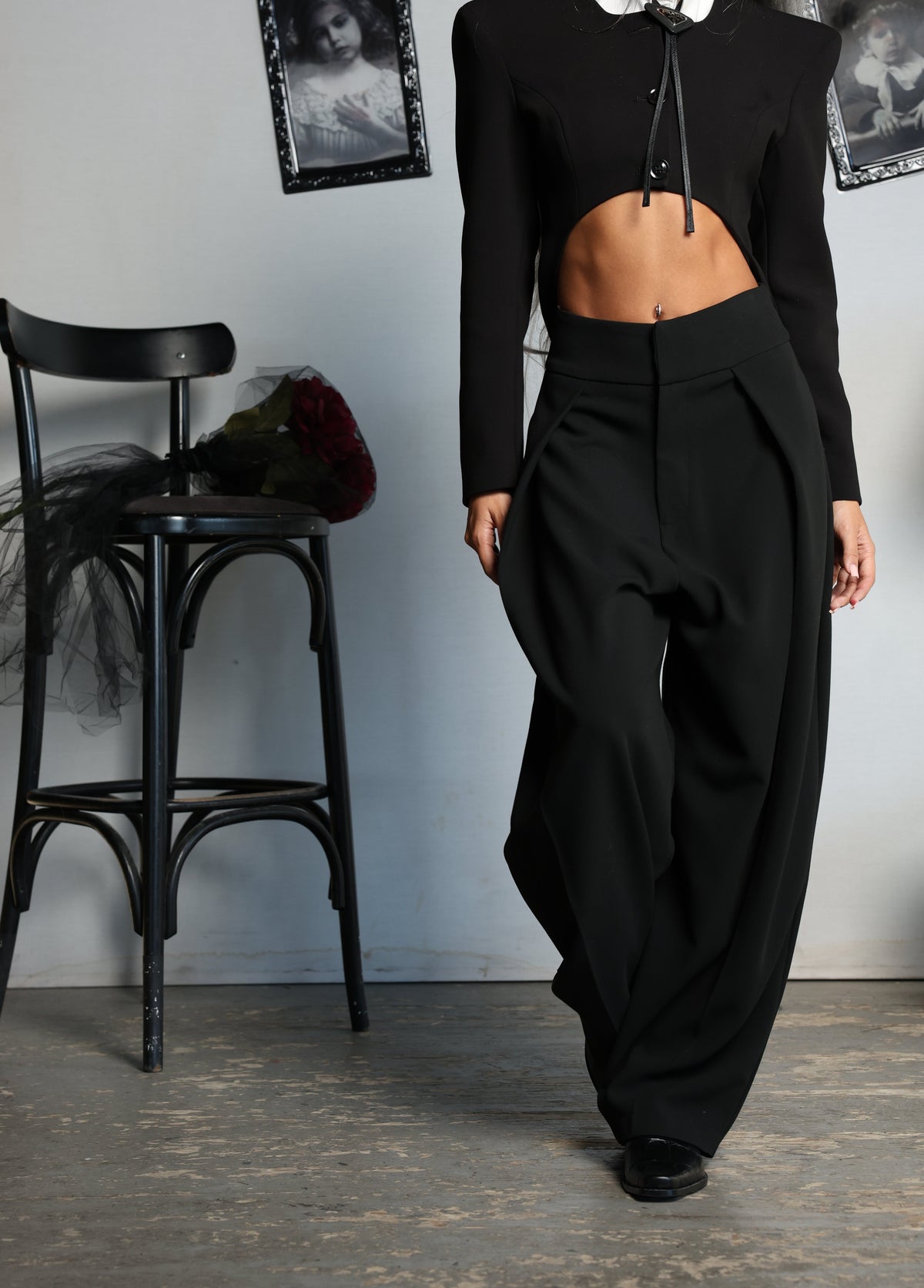 PANTALONI MIDNIGHT NERO BY MARZIA MANGO