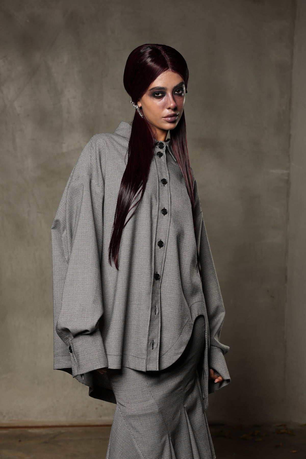 CAMICIA PIED DE POULE BERTIE BY MARZIA MANGO