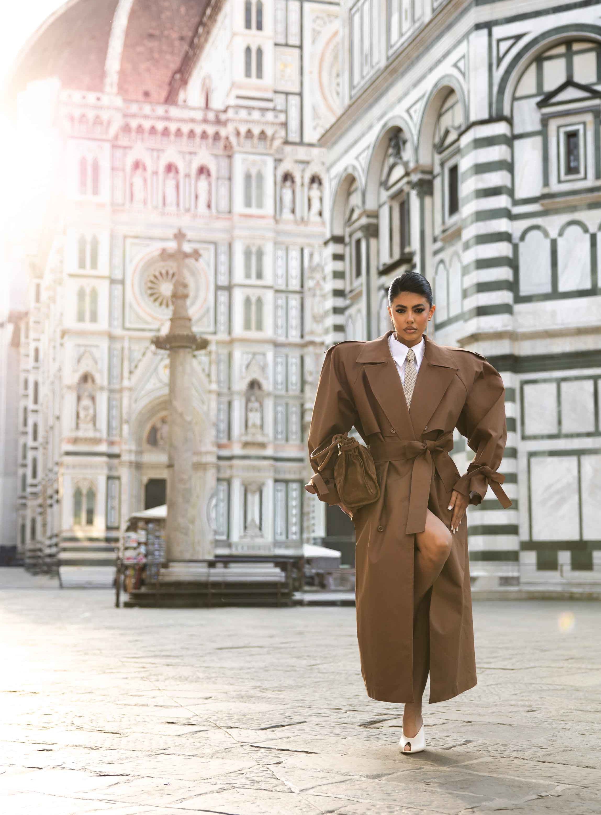 TRENCH DUOMO MARRONE BY MARZIA MANGO