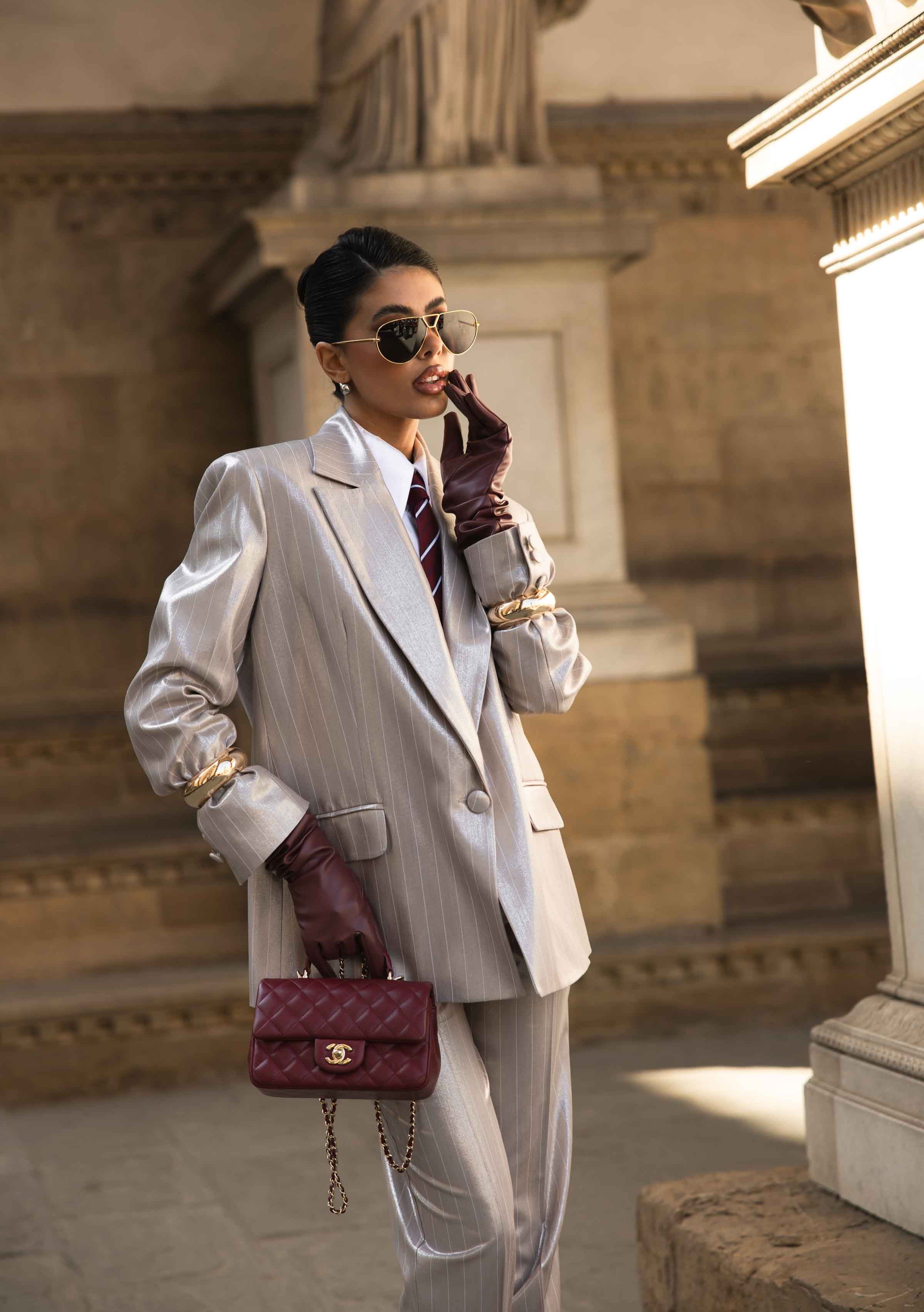 BLAZER GESSATO SIGNORIA PLACCATO BY MARZIA MANGO
