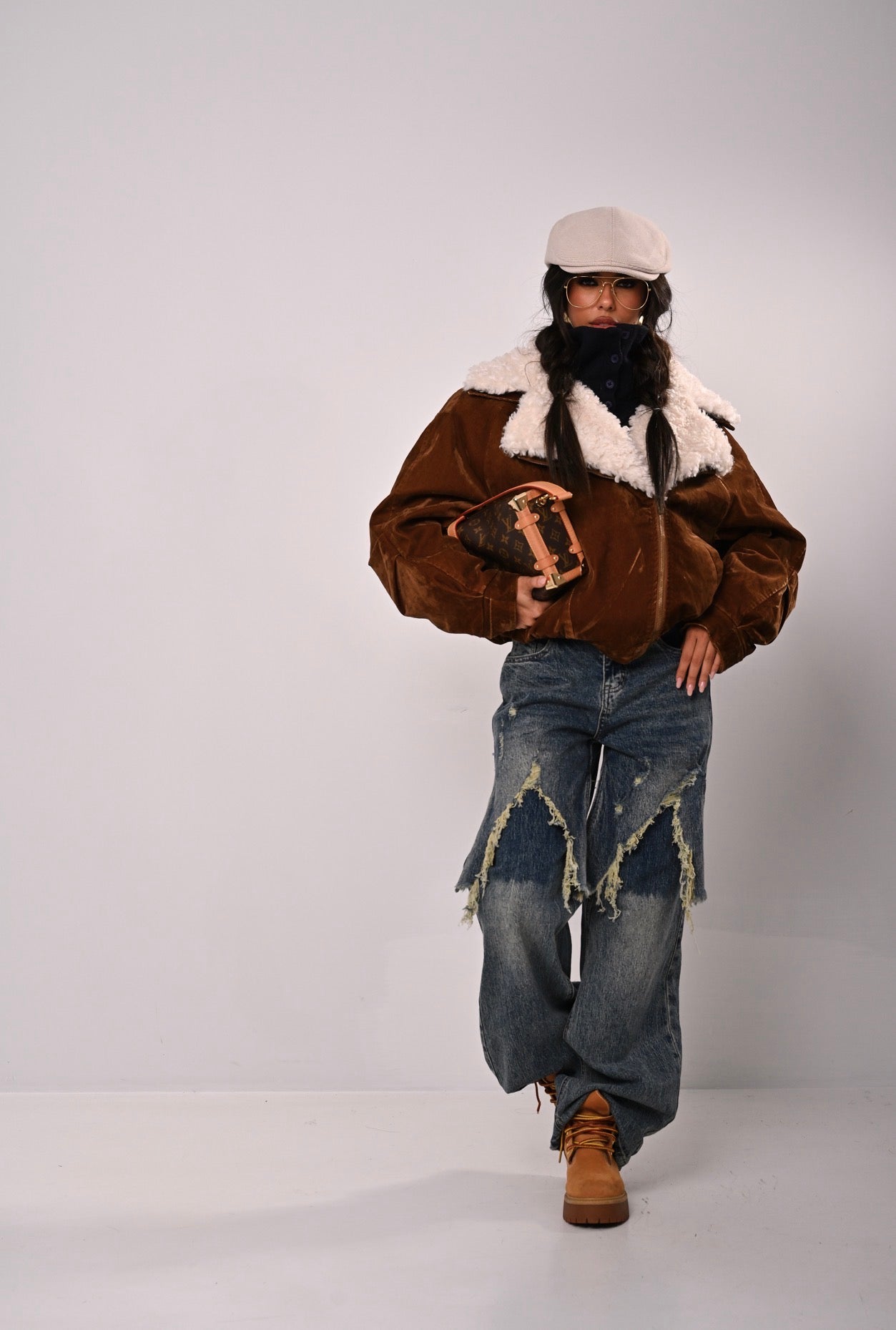 JEANS ROTTURE DRAGON DENIM BLU