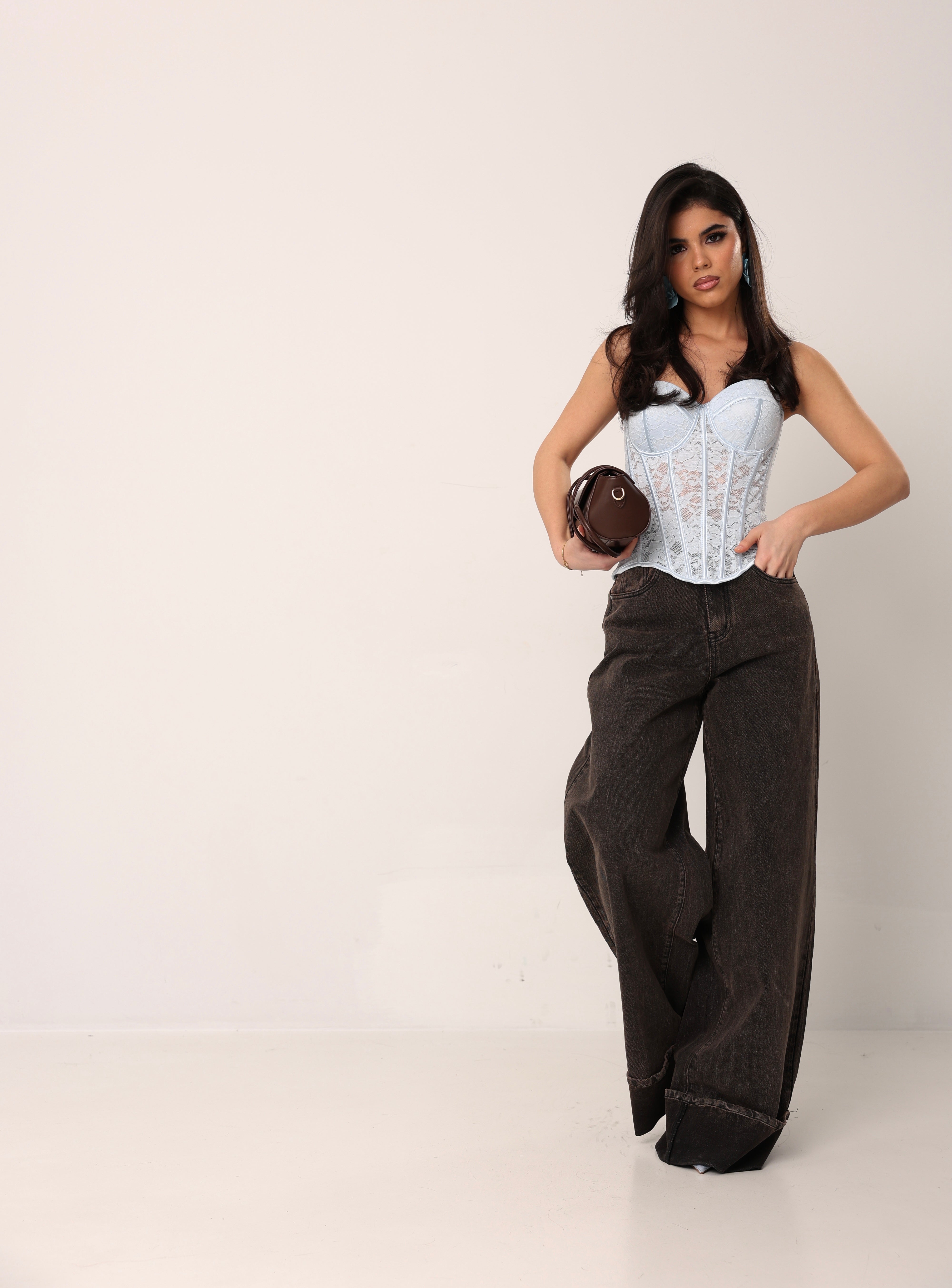 JEANS PIEGONE EGYPT MARRONI BY LUMINA