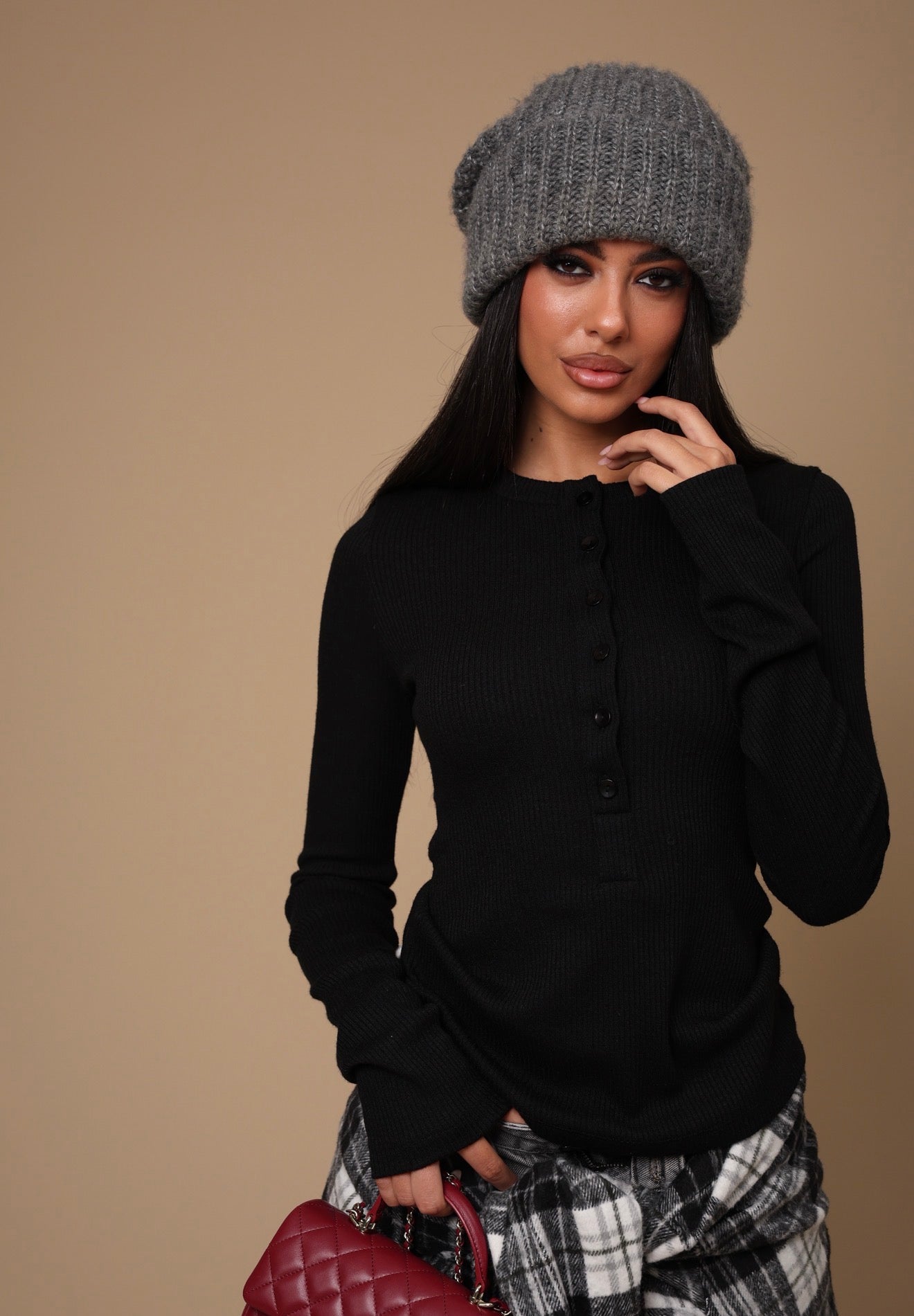 MAGLIETTINA KESHA 2.0 NERA BY MARZIA MANGO