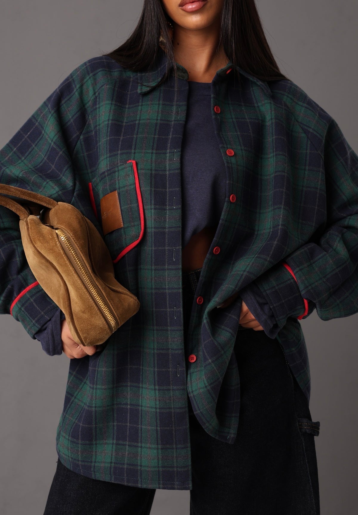 CAMICIA TARTAN DESIGN VERDE