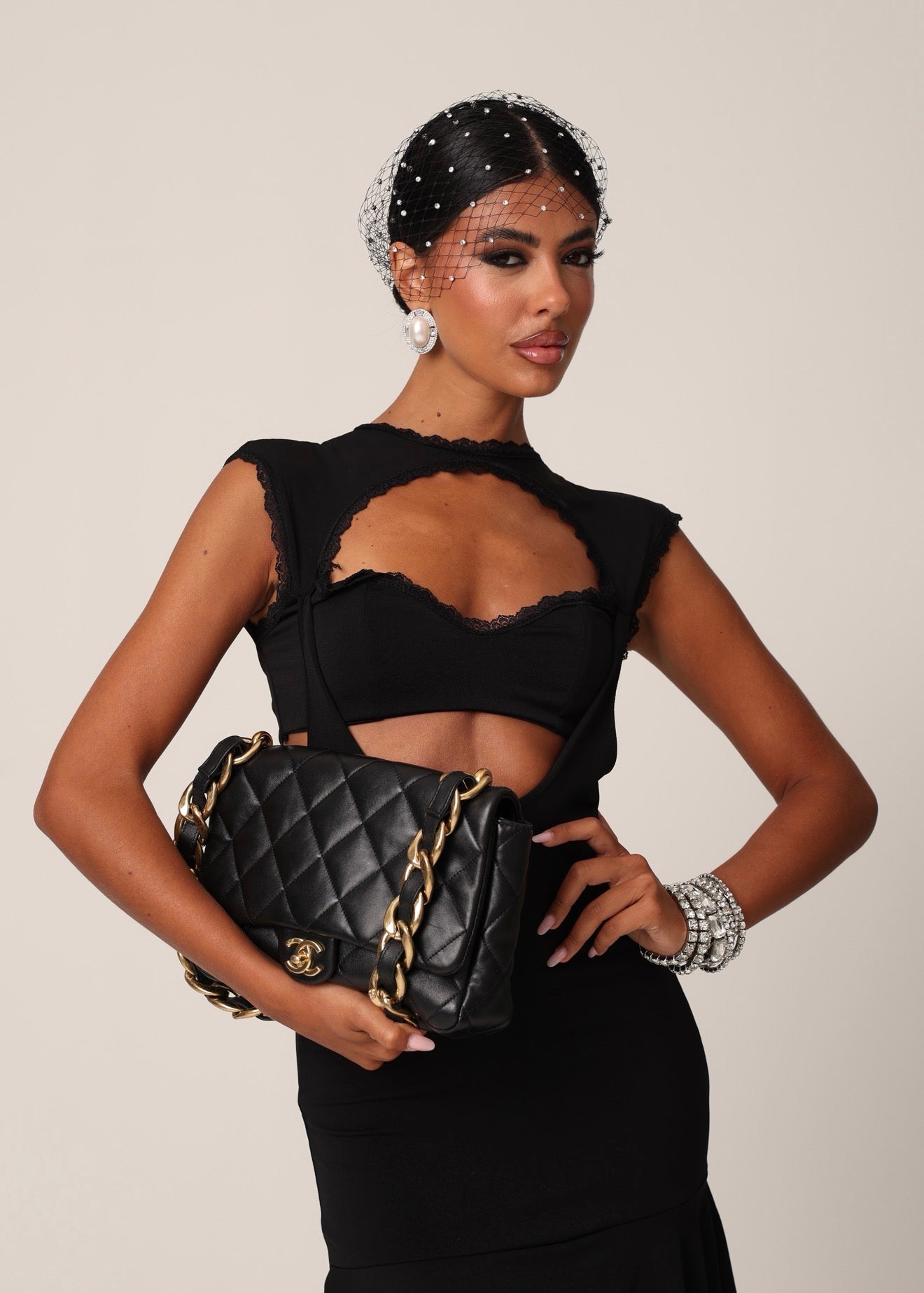 VESTITO BALZE ITACA NERO