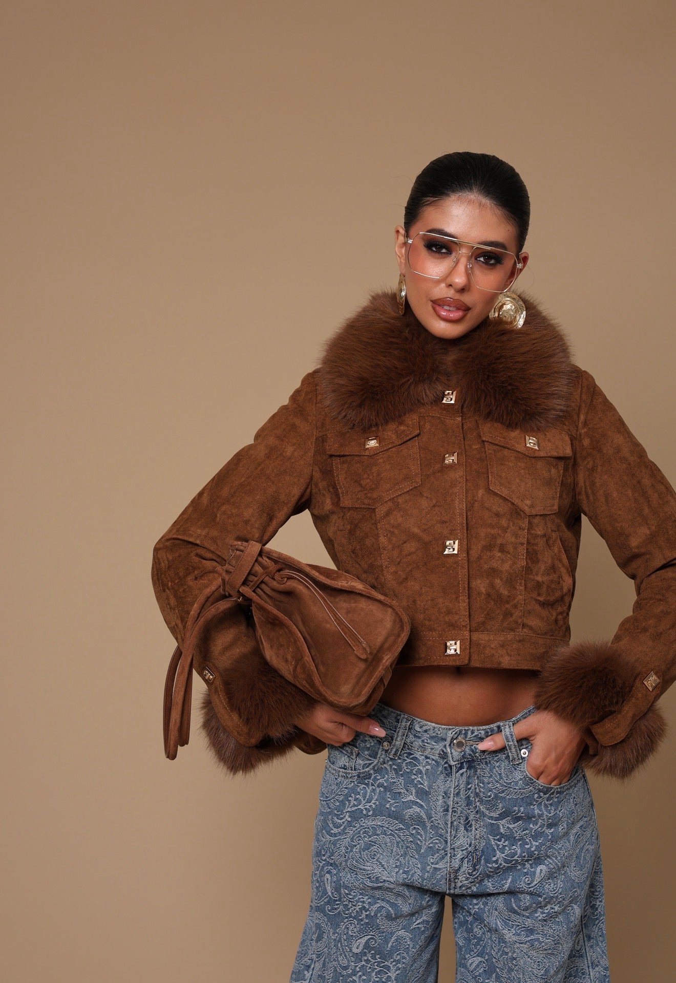 GIUBBINO ECOCAMOSCIO AMIRA CAMEL