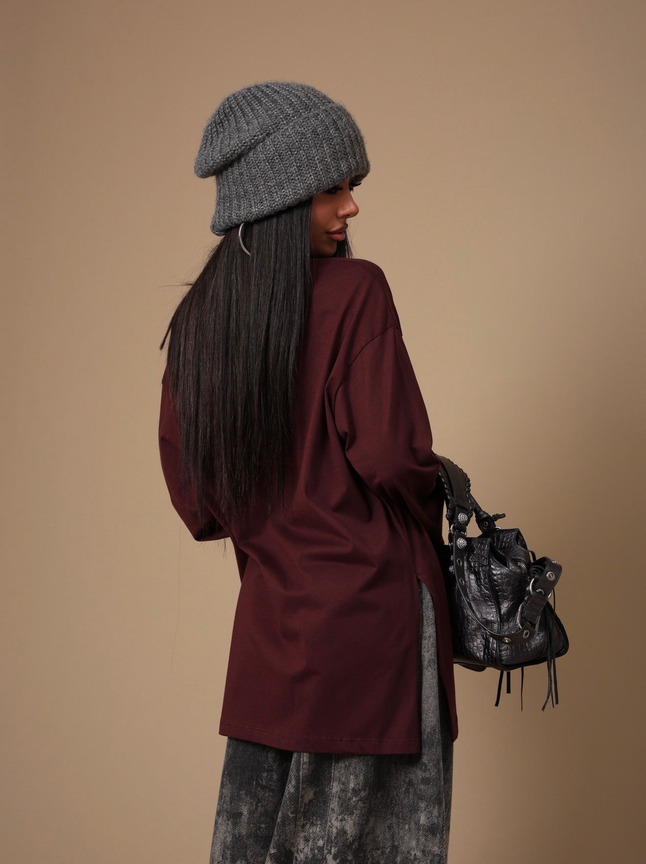 MAGLIA LUCY BORDEAUX