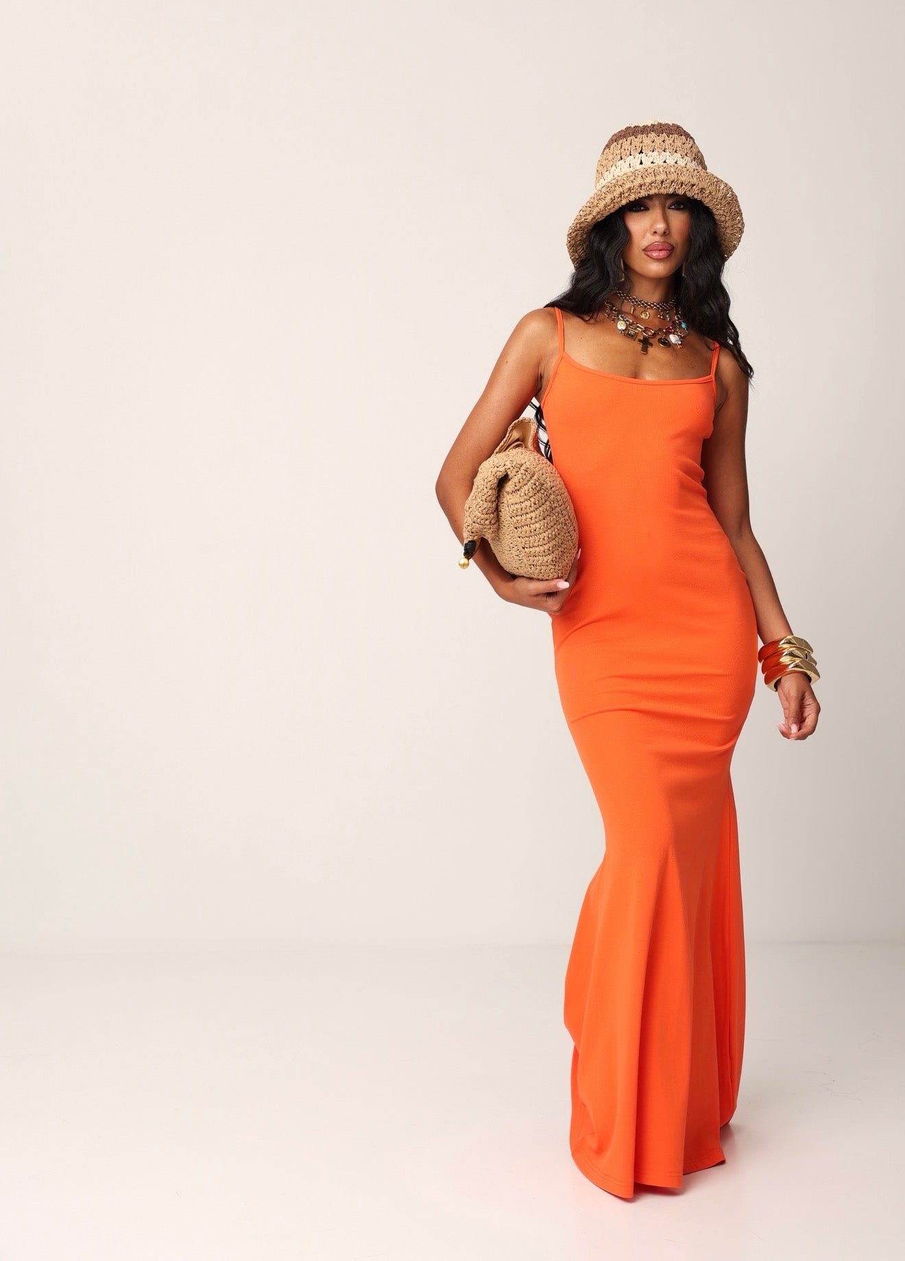 VESTITO SOLEIL ARANCIO