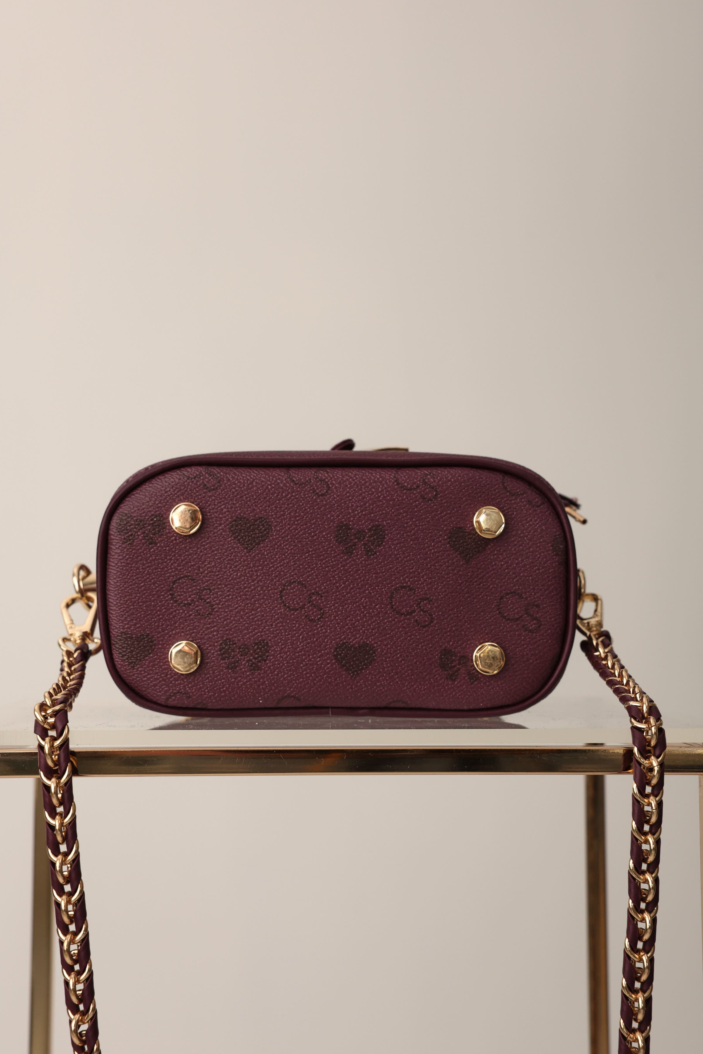 AMOUR BAG BORDEAUX