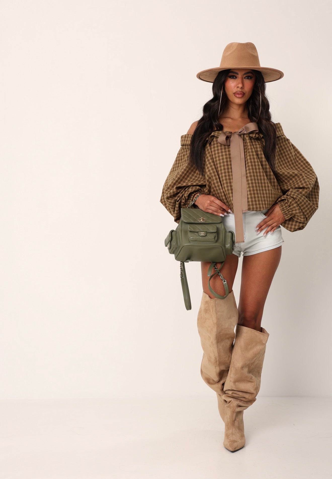 BLUSA QUADRI FORREST VERDE
