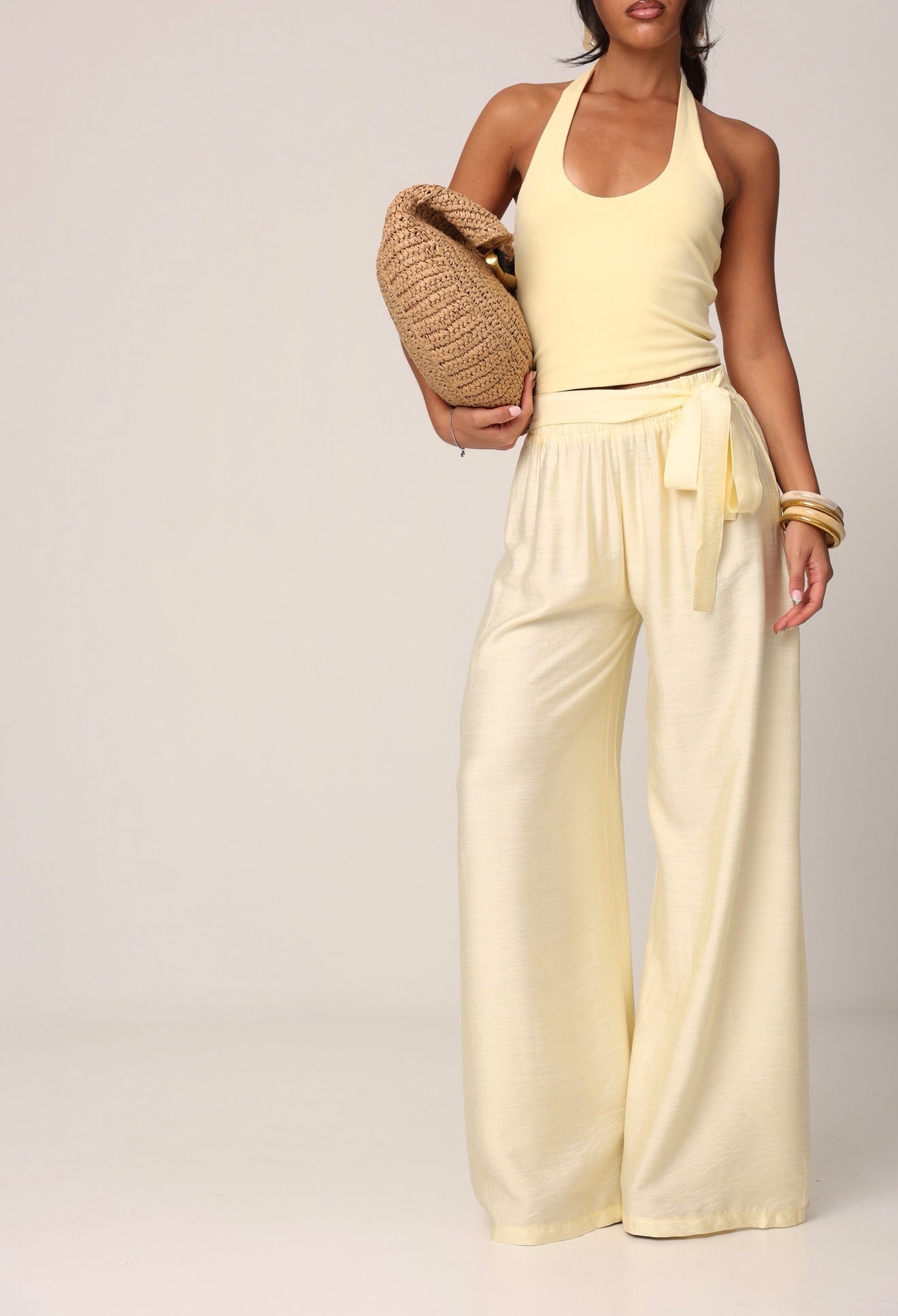PANTALONI ALESSIA GIALLI