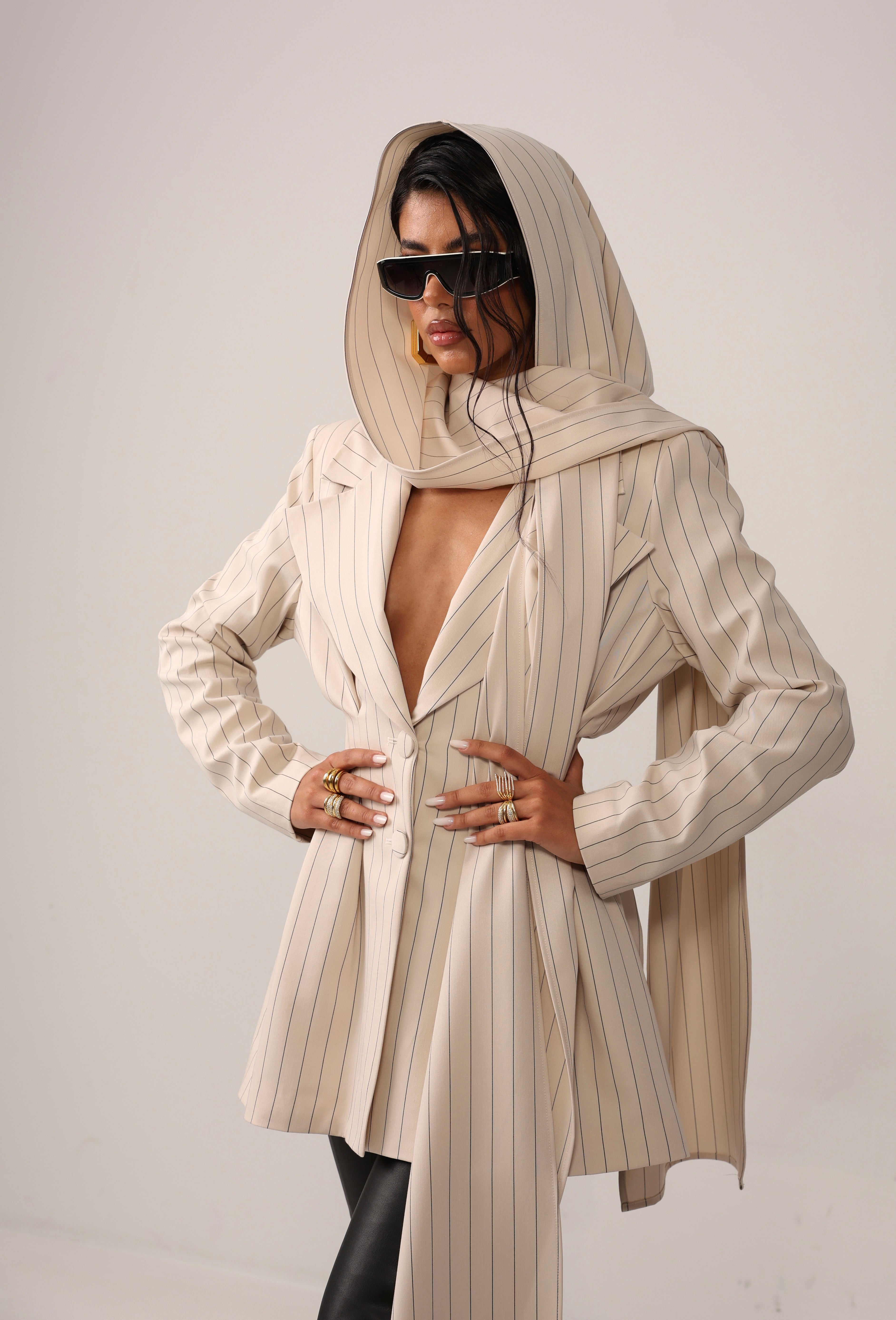 VESTITO/GIACCA GESSATO KORA PANNA