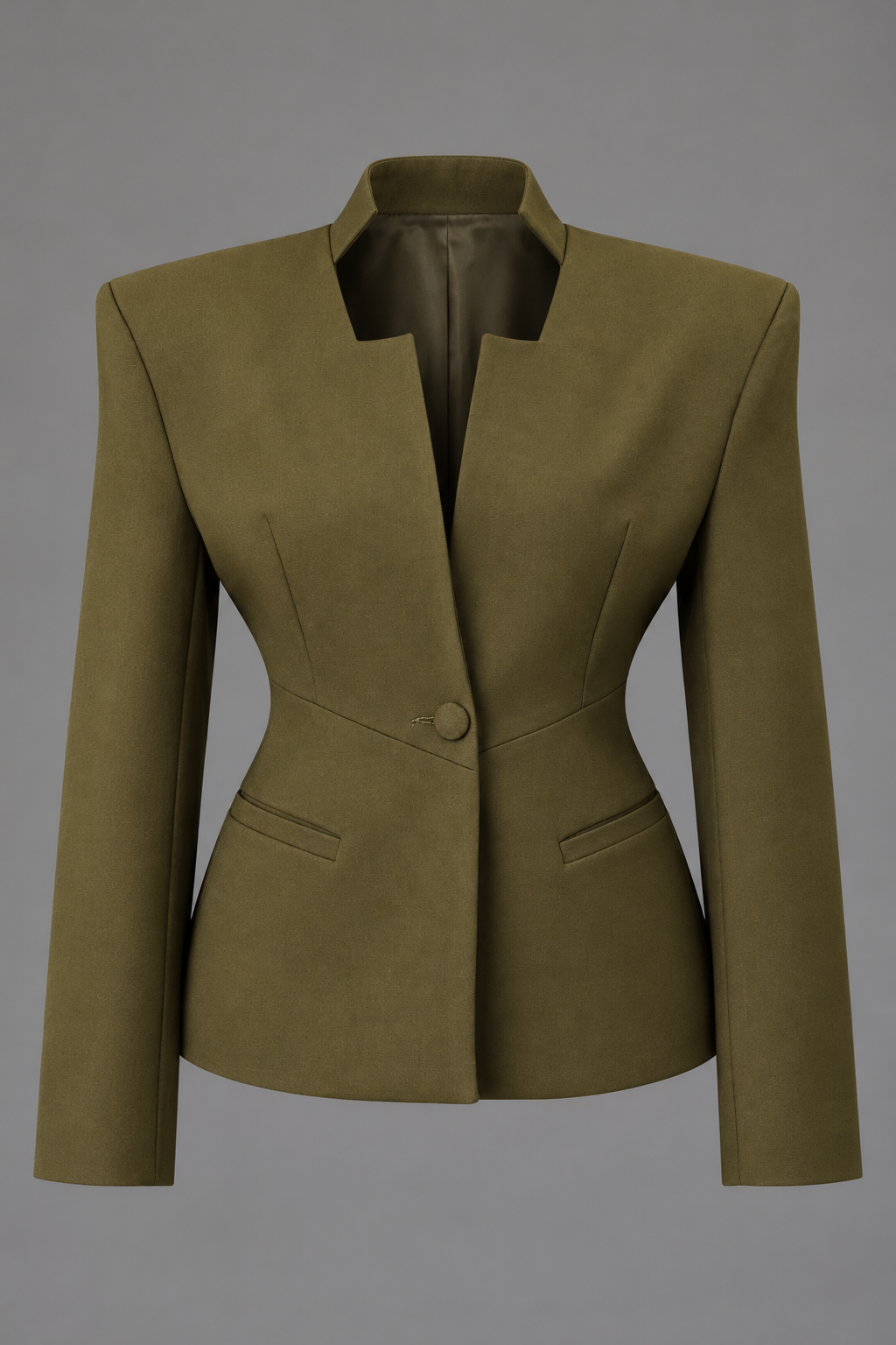 GIACCA SCOLLO QUADRATO LOTTY OLIO BY MARZIA MANGO