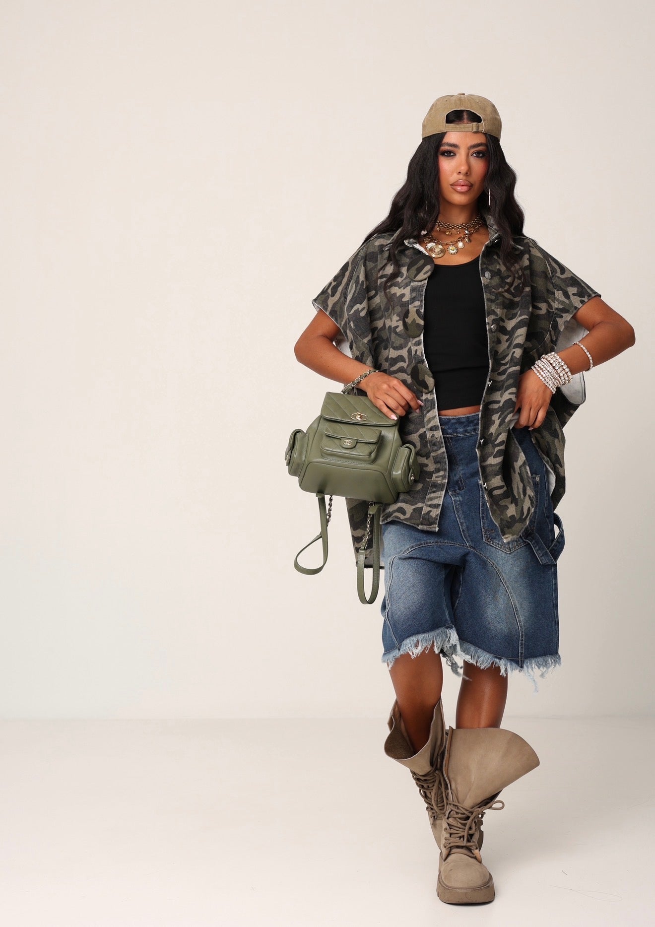 GILET CINDY CAMOUFLAGE