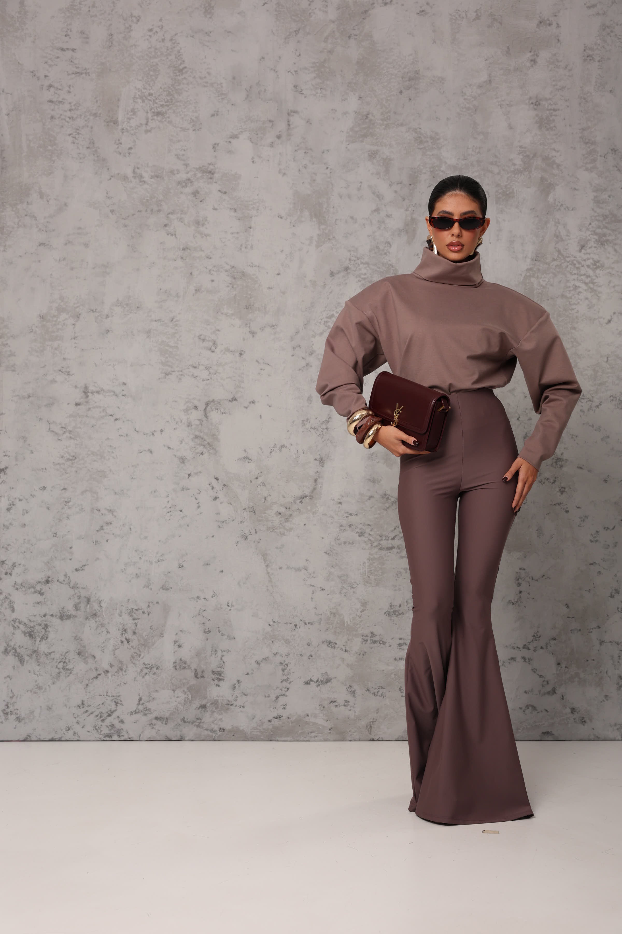 MAGLIA SPALLINE BARDOT CAPPUCCINO BY MARZIA MANGO