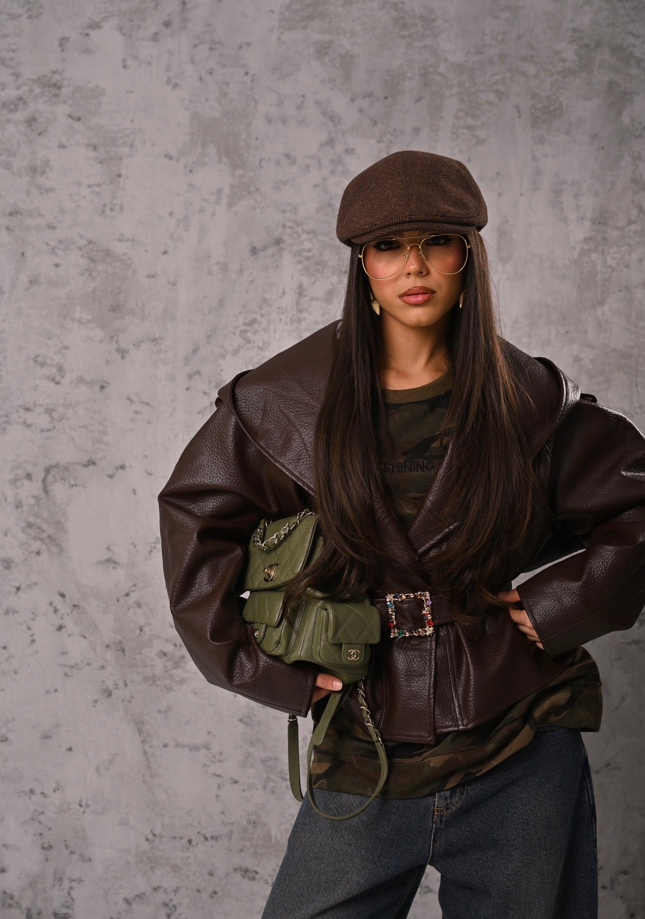 CHIODO CAPPUCCIO LARISSA MARRONE