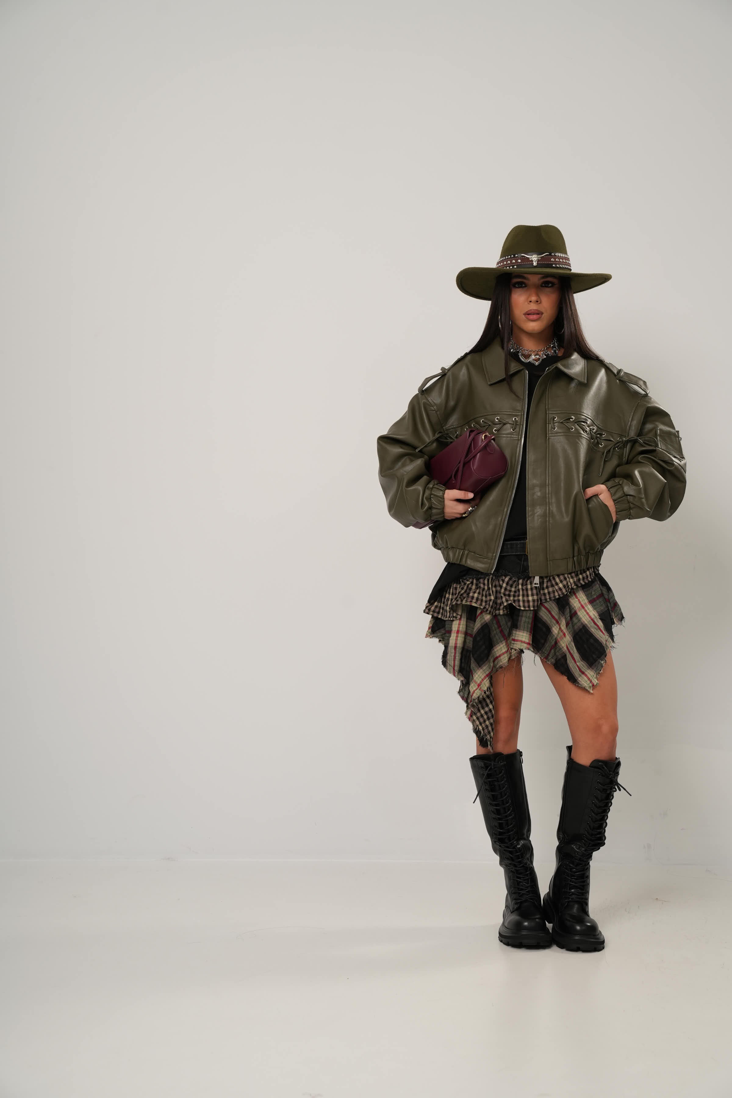 PANTAGONNA BALZE CAMEY TARTAN