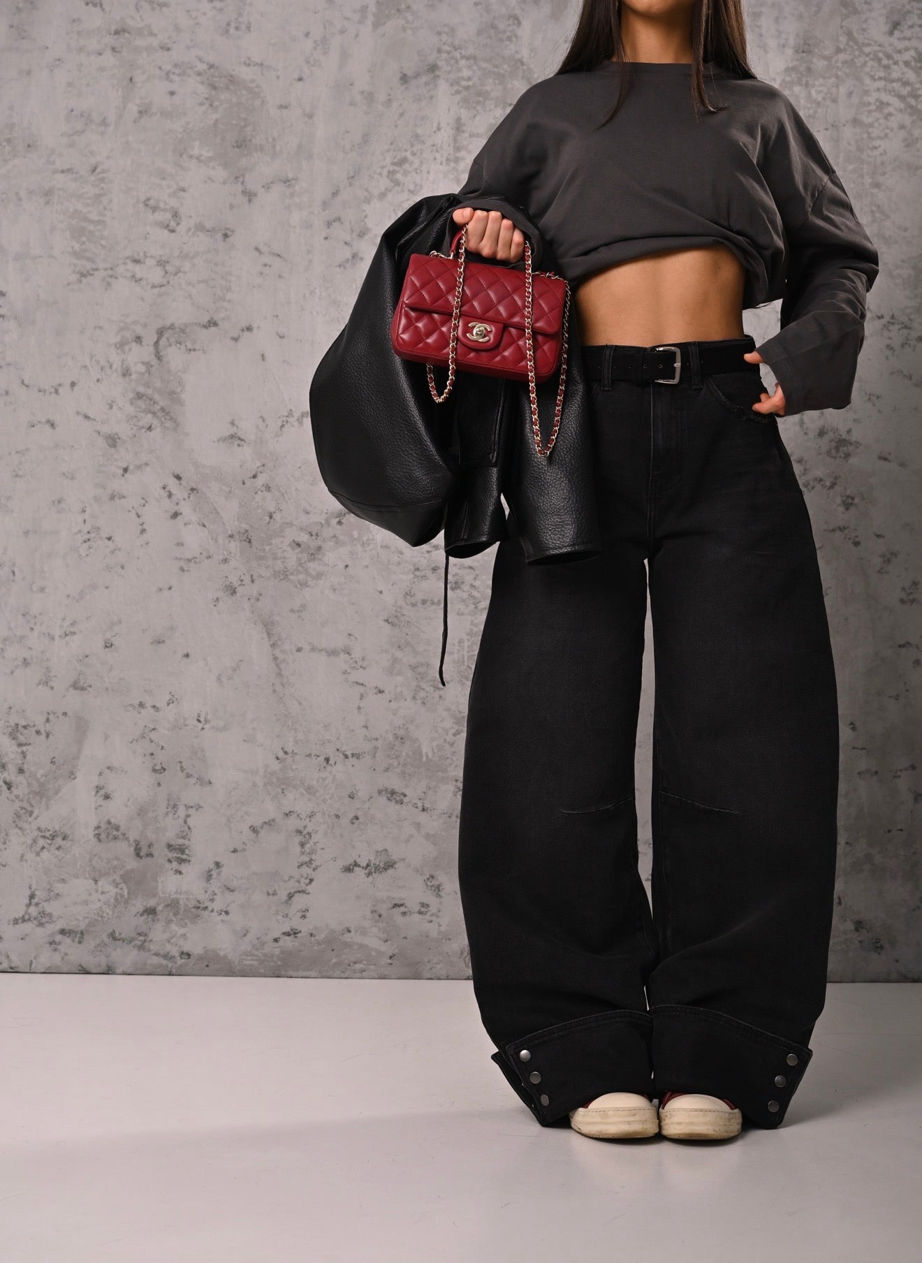 JEANS MAIORA DENIM NERO