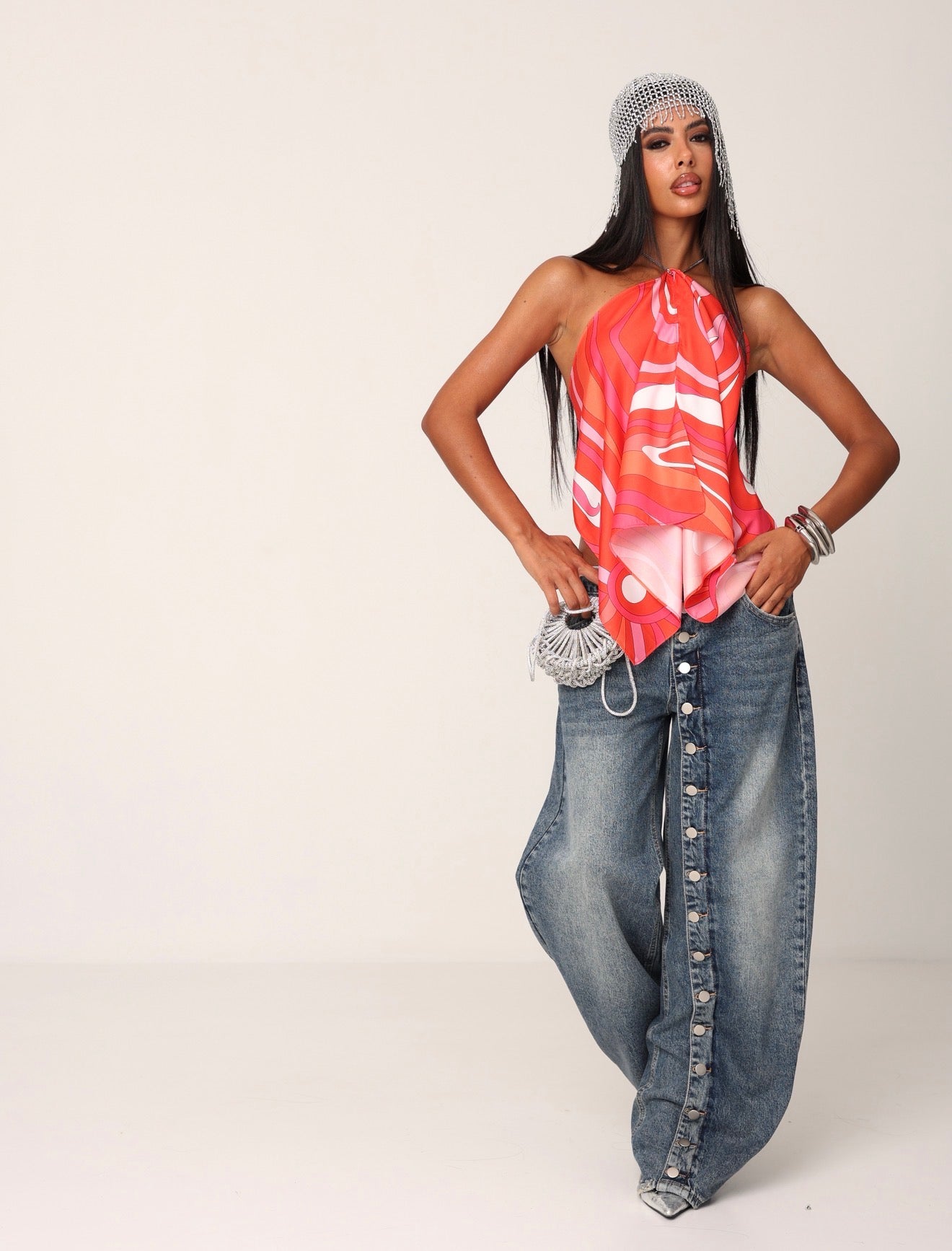 JEANS BOTTONI ZARIA LAVAGGIO MEDIO