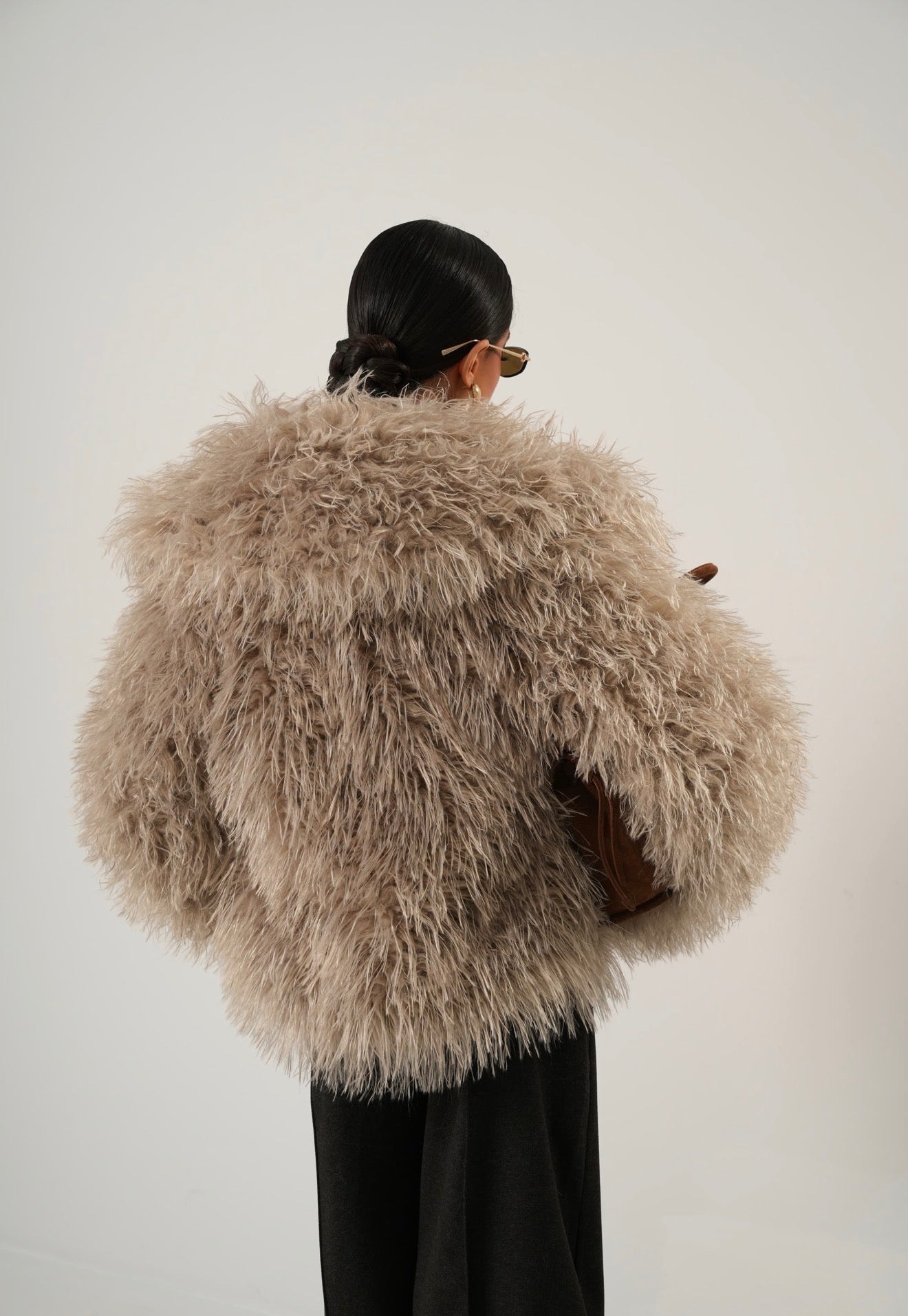 ECOPELLICCIA CORTA '"I NEED YOU" BEIGE BY MARZIA MANGO