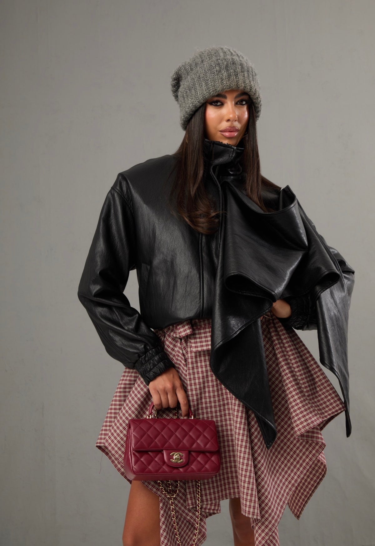 BOMBER ECOPELLE BETTY NERO
