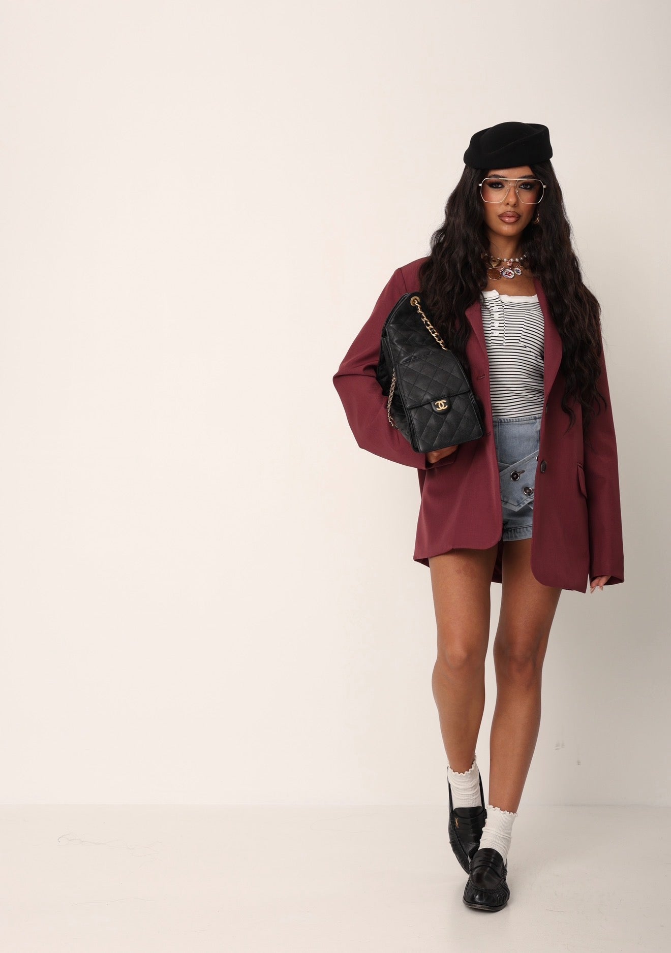 BLAZER GRETA BORGOGNA