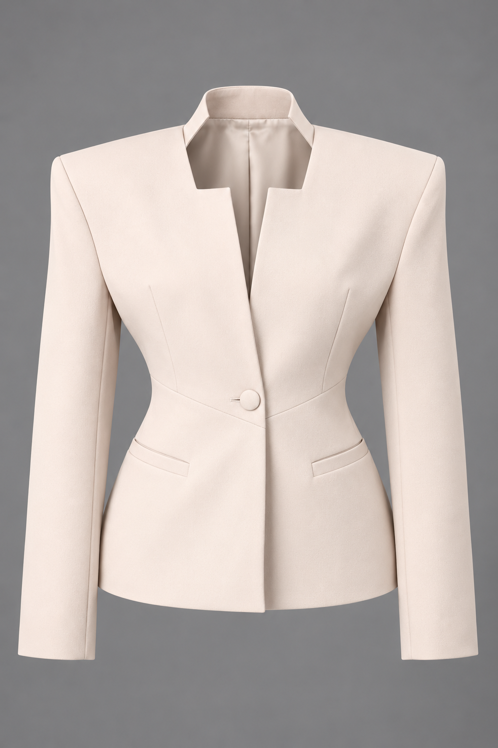 GIACCA SCOLLO QUADRATO LOTTY PANNA BY MARZIA MANGO