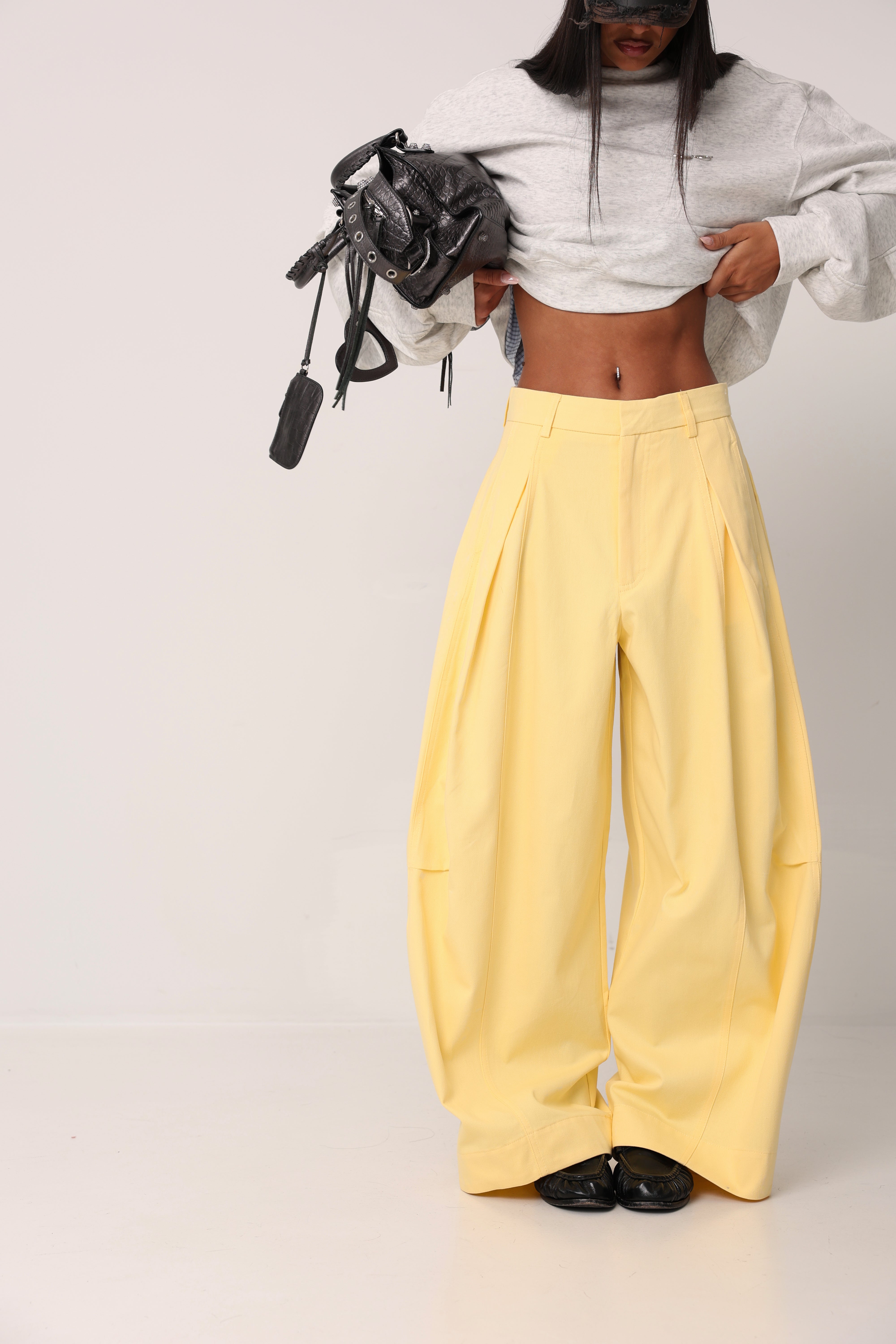 PANTALONI SUITE GIALLI