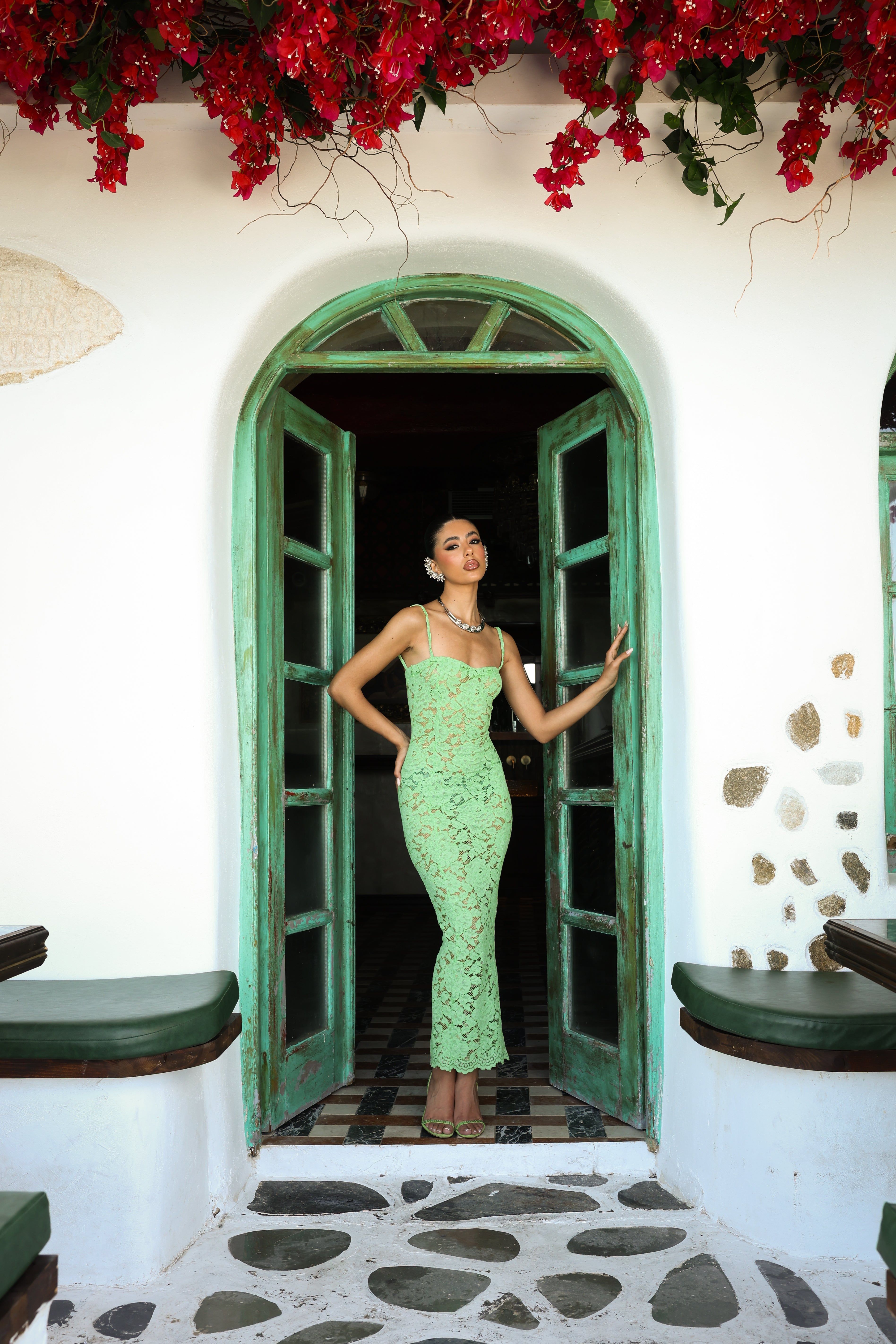 TUBINO PIZZO KALIMERA VERDE BY MARZIA MANGO