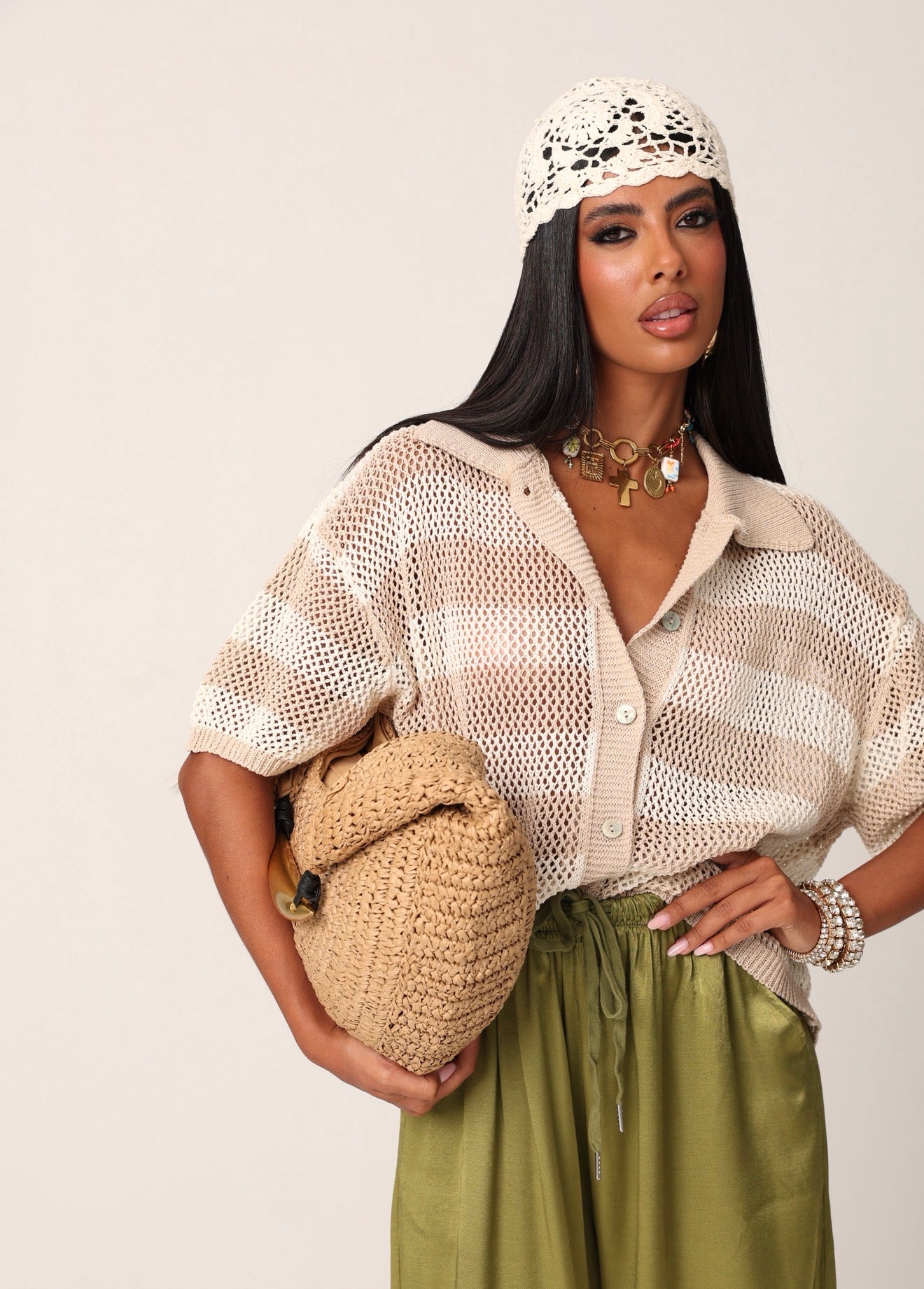 POLO TRAFORATA ZANTE BEIGE