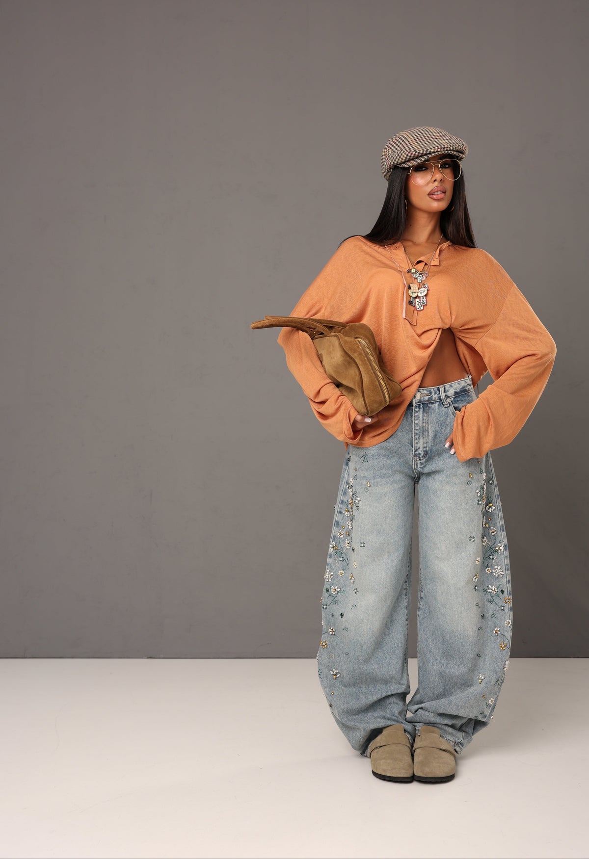JEANS BALLOON YLARY DENIM CHIARO