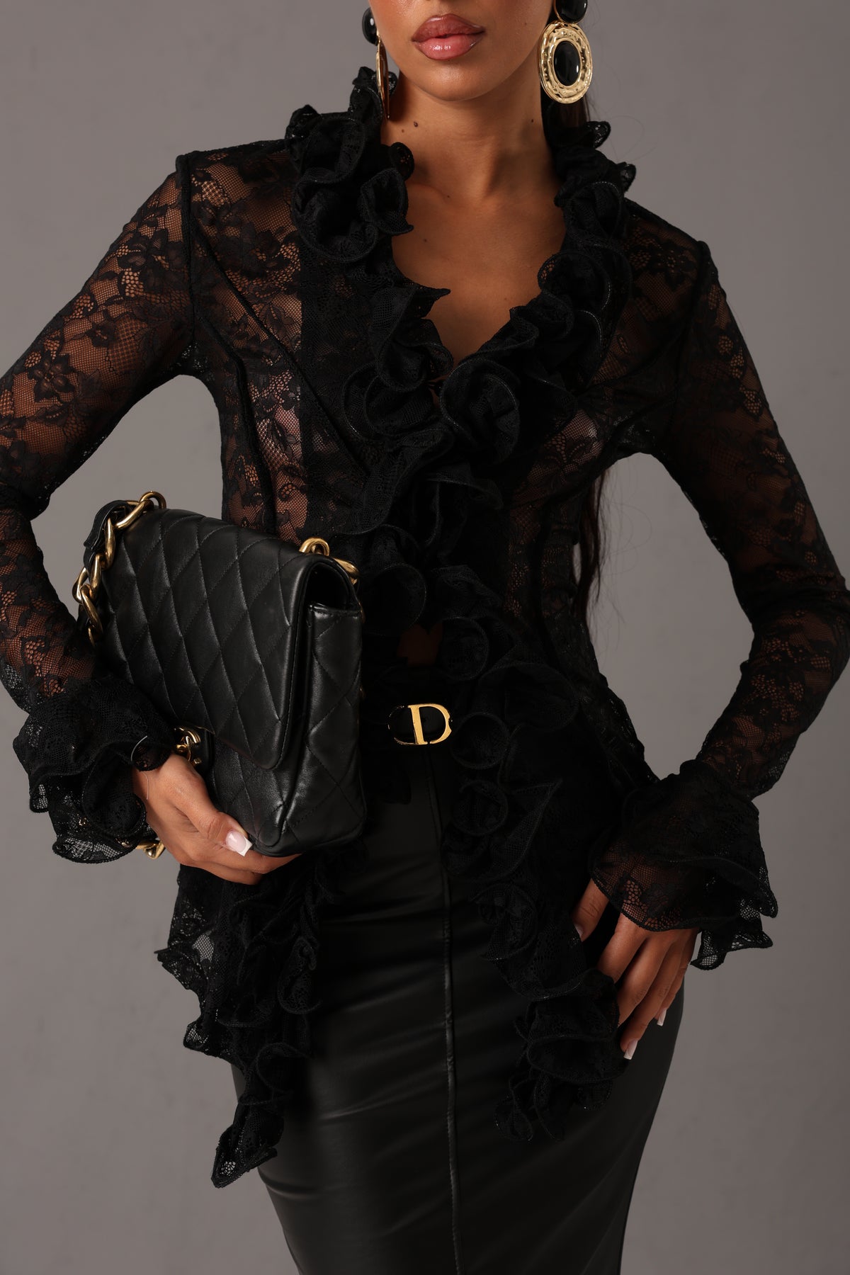 BLUSA PIZZO MOENA NERA