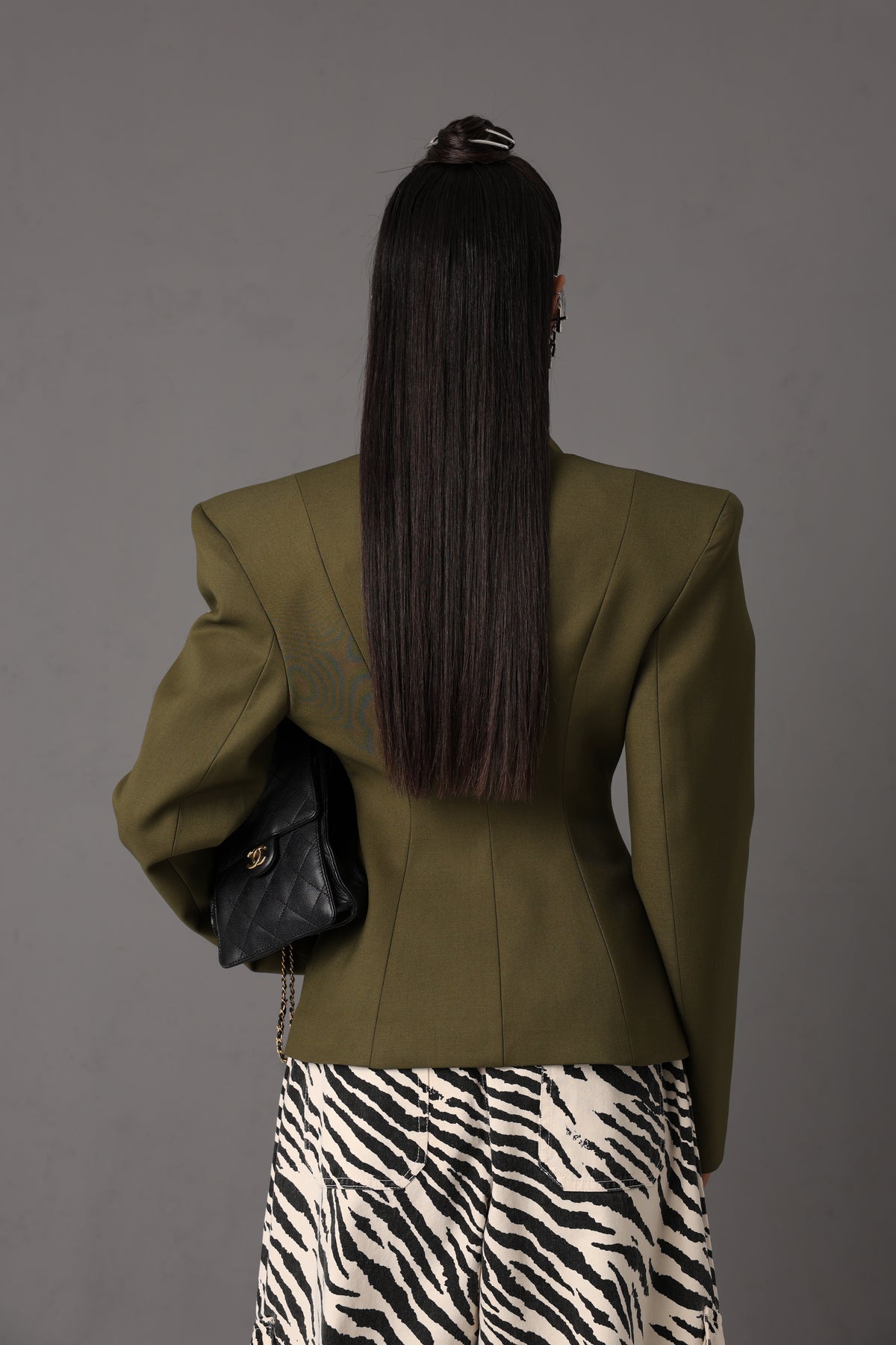 GIACCA SCOLLO QUADRATO LOTTY OLIO BY MARZIA MANGO