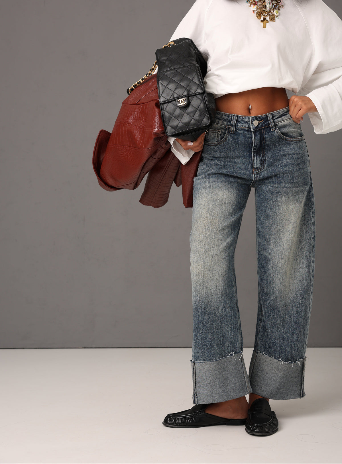 JEANS PIEGONE OLIVER LAVAGGIO MEDIO