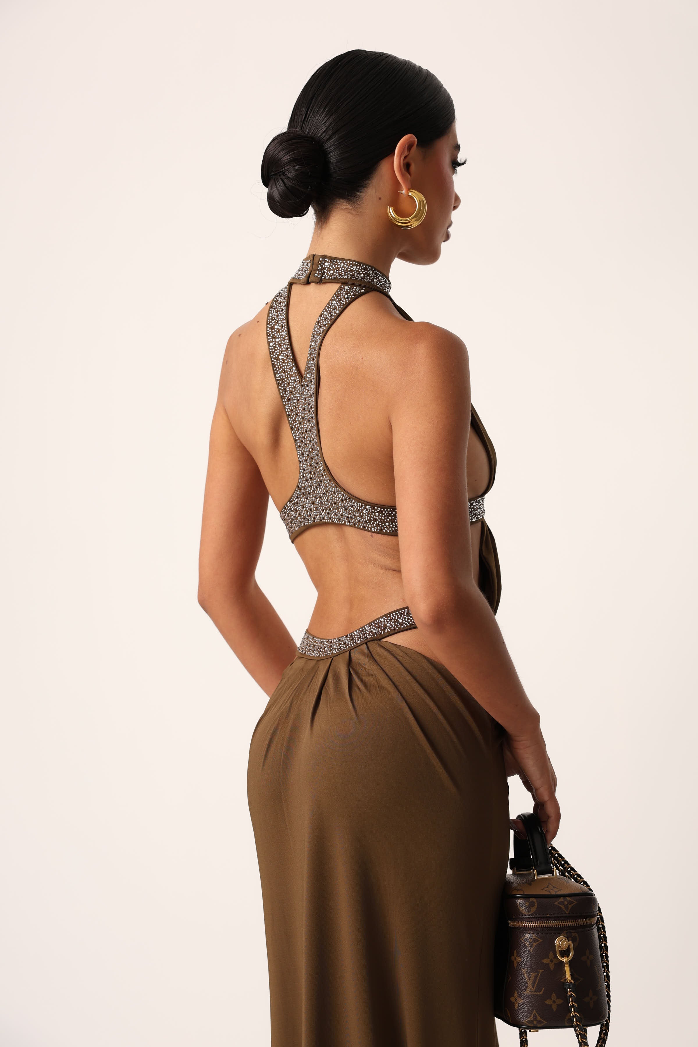 VESTITO "HBD SHARON" KHAKI