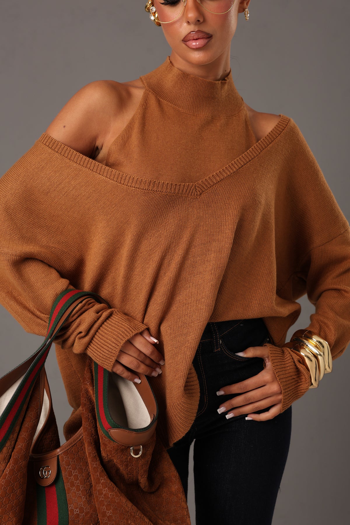 TWIN-SET MARTE CAMEL