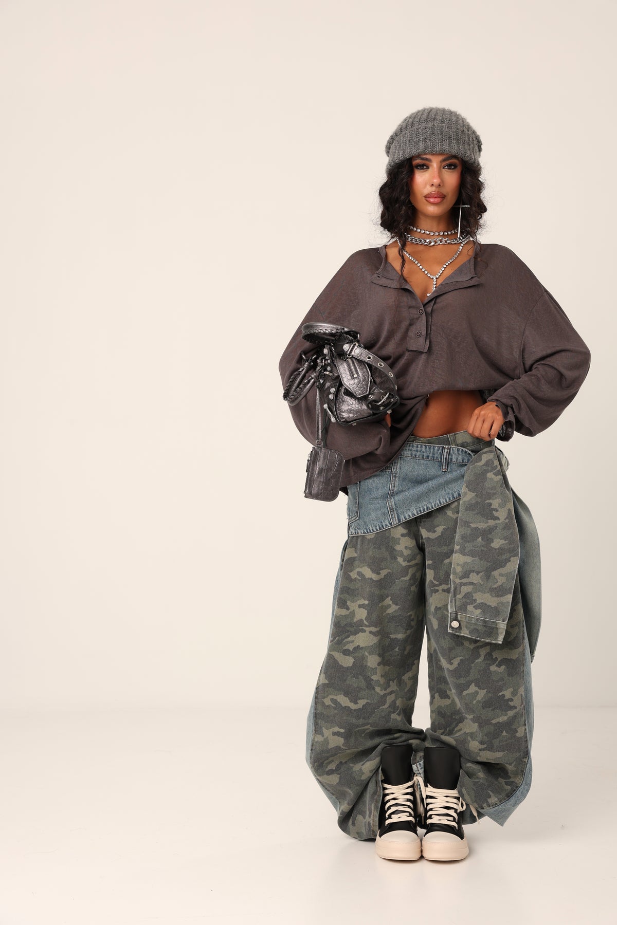 JEANS MOUFLASH CAMOUFLAGE/DENIM