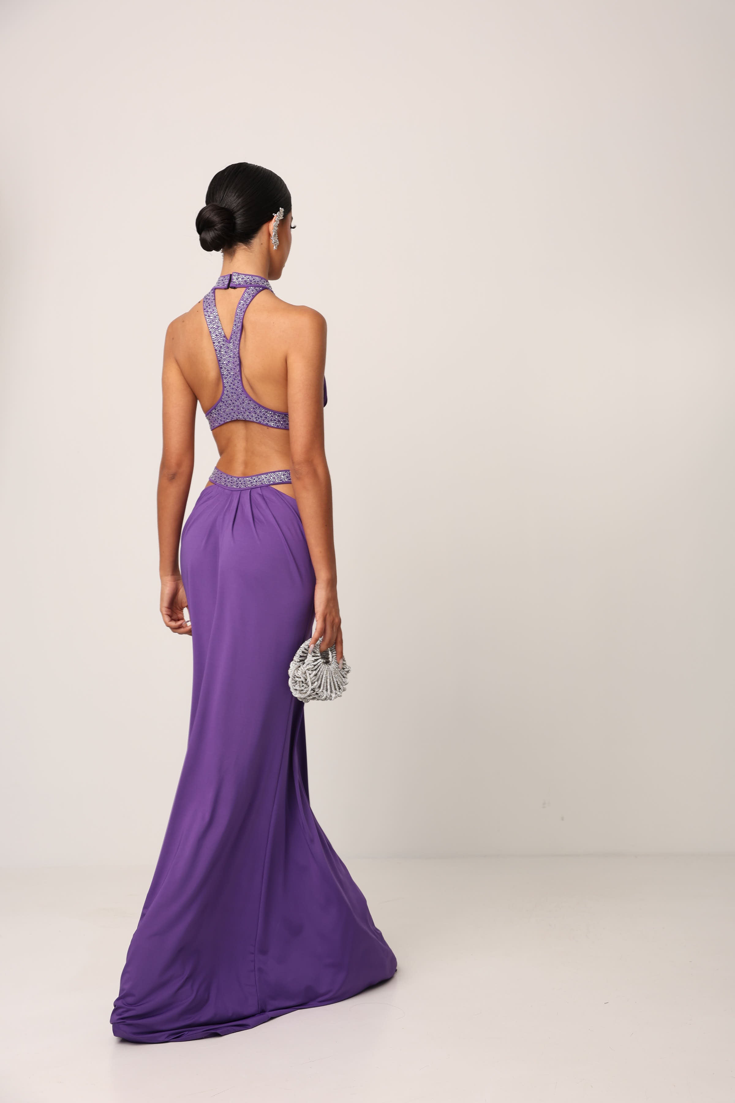 VESTITO "HBD SHARON" VIOLA
