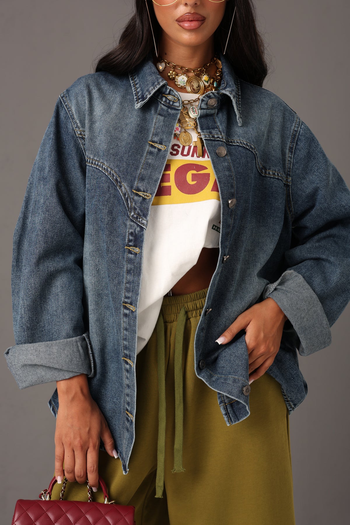 CAMICIA POLLY DENIM SLAVATA