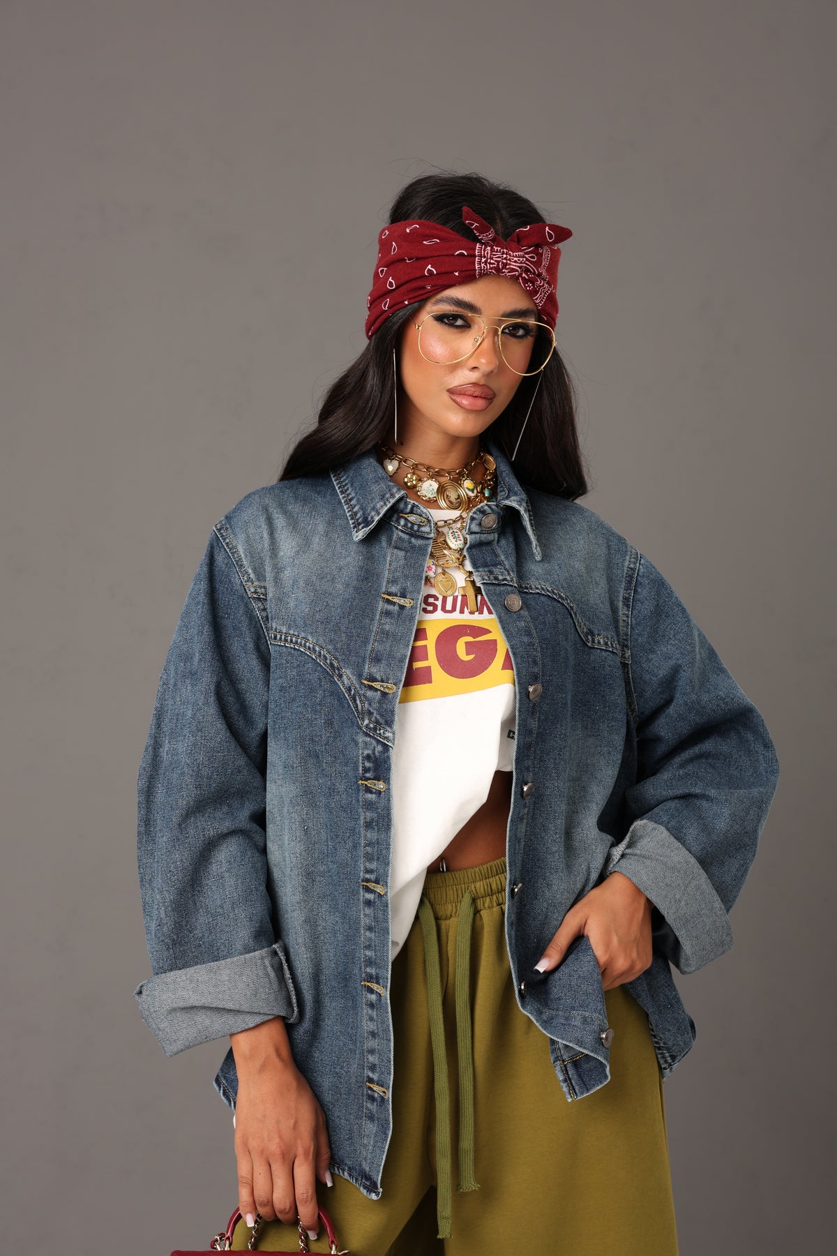CAMICIA POLLY DENIM SLAVATA