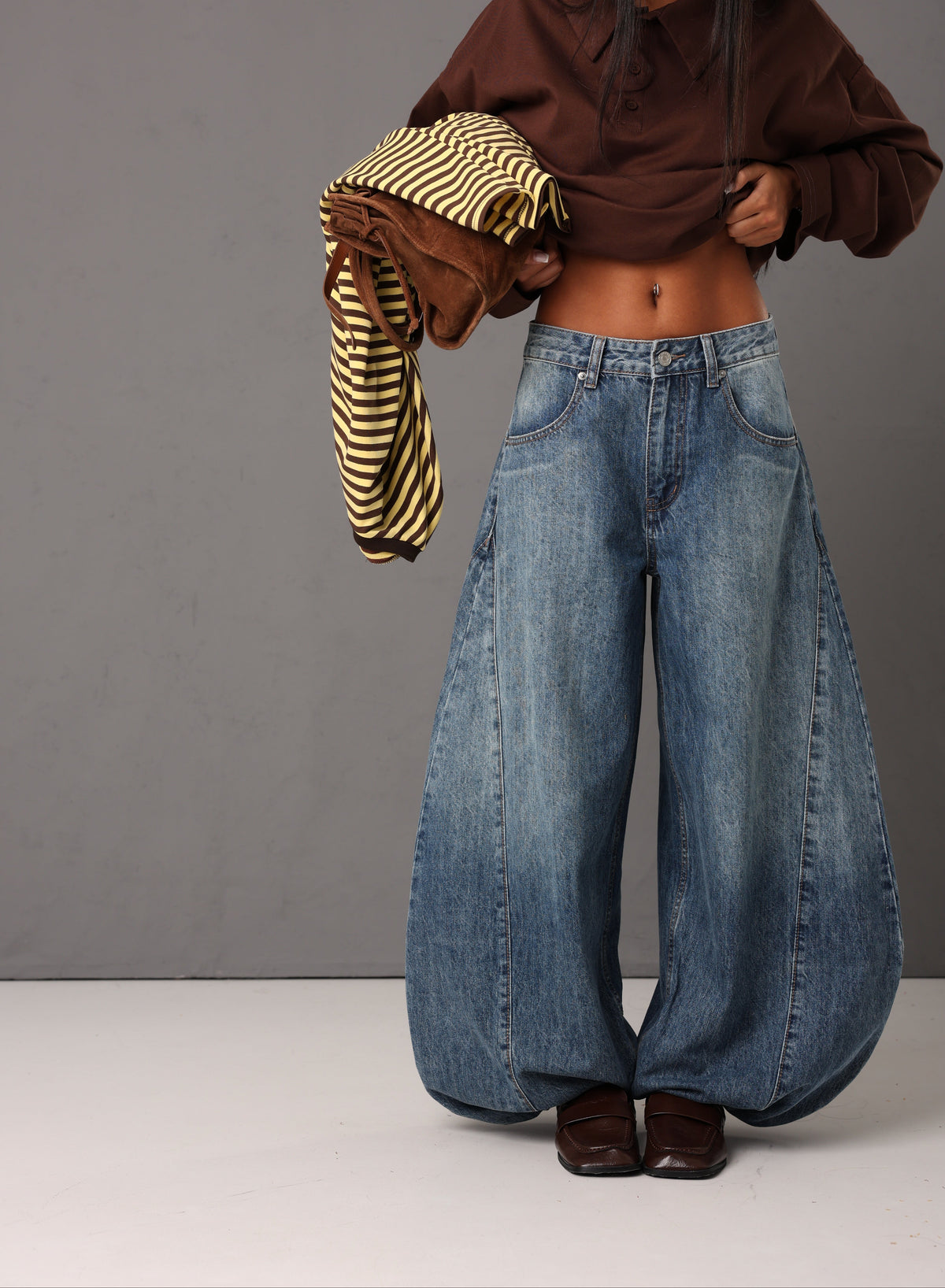 JEANS BALLLOON CARLA LAVAGGIO MEDIO