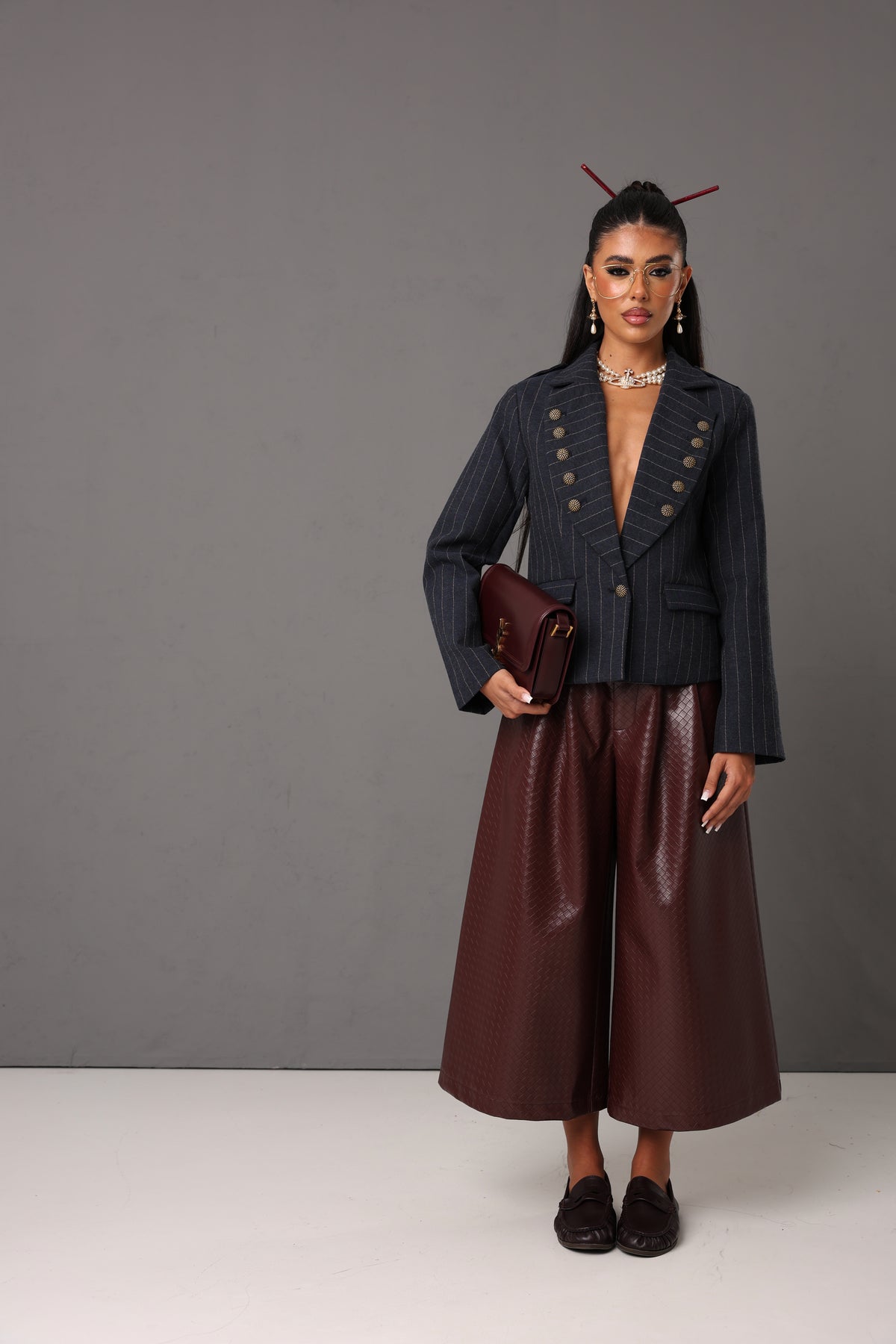 BERMUDA ECOPELLE UPPER BORDEAUX