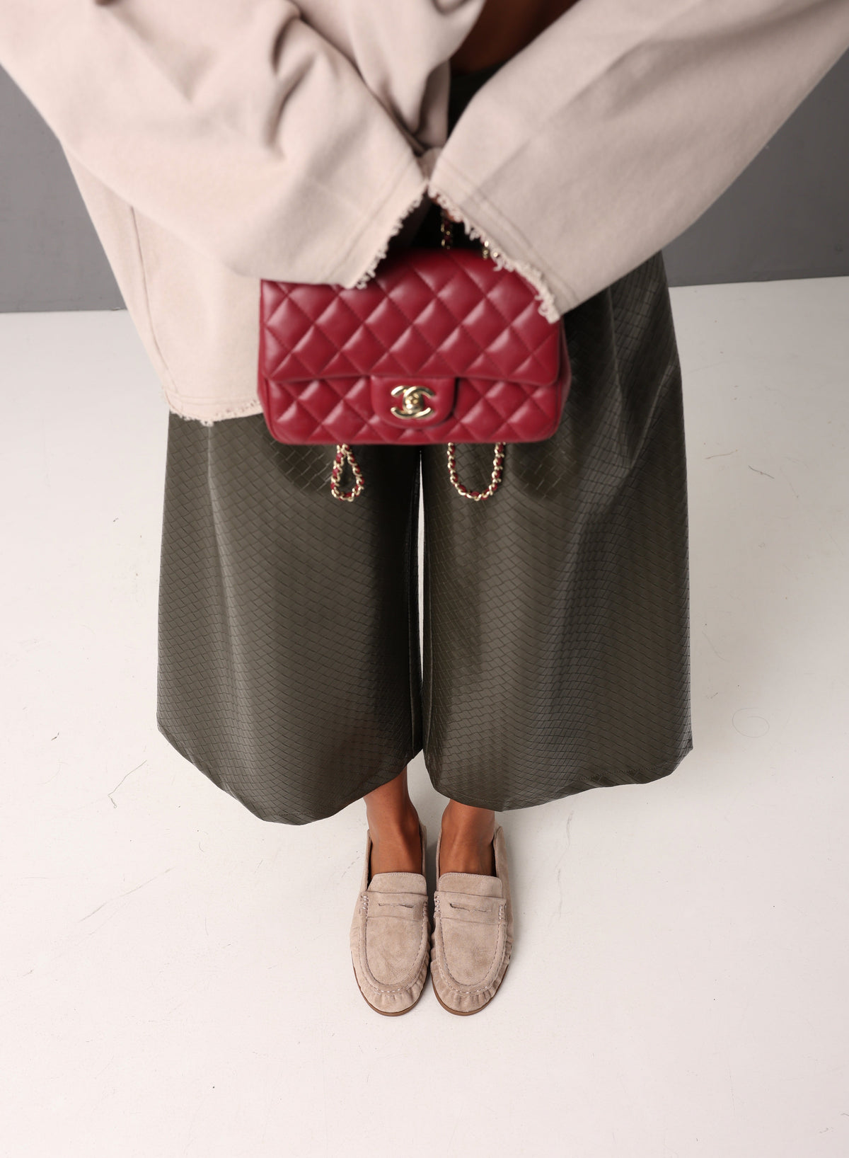 MOCASSINI ECOCAMOSCIO SVEVA BEIGE