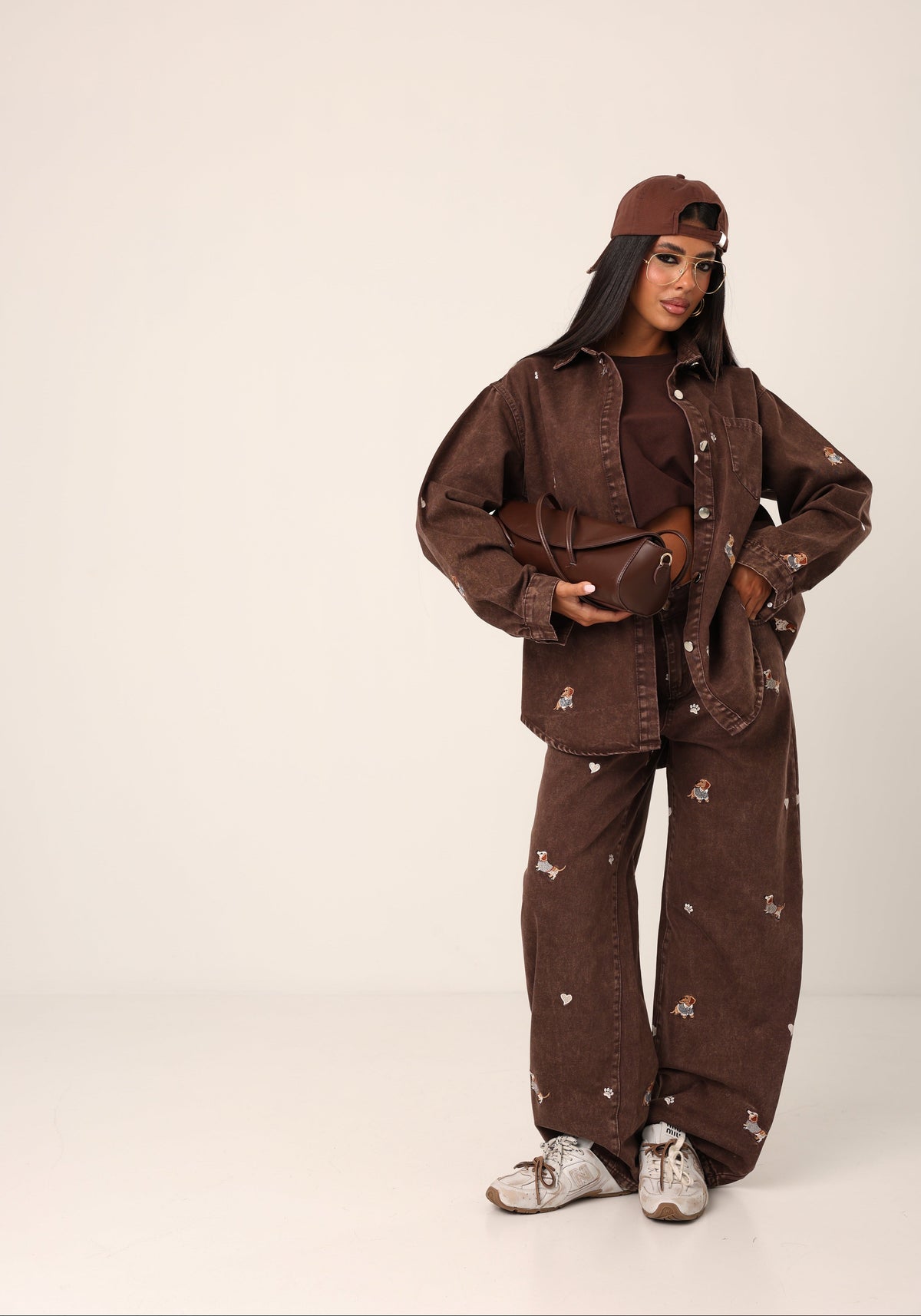 COORDINATO BASSOTTI ALIPOTTY MARRONE