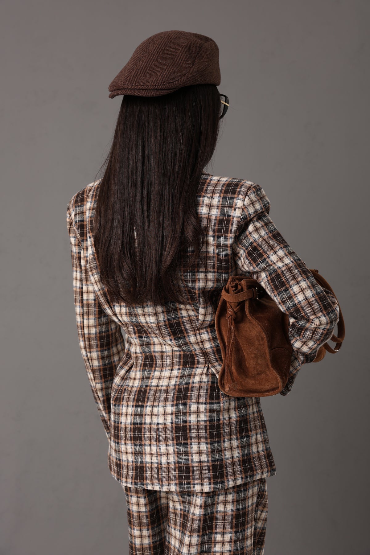 TAILLEUR TARTAN ASPEN BEIGE
